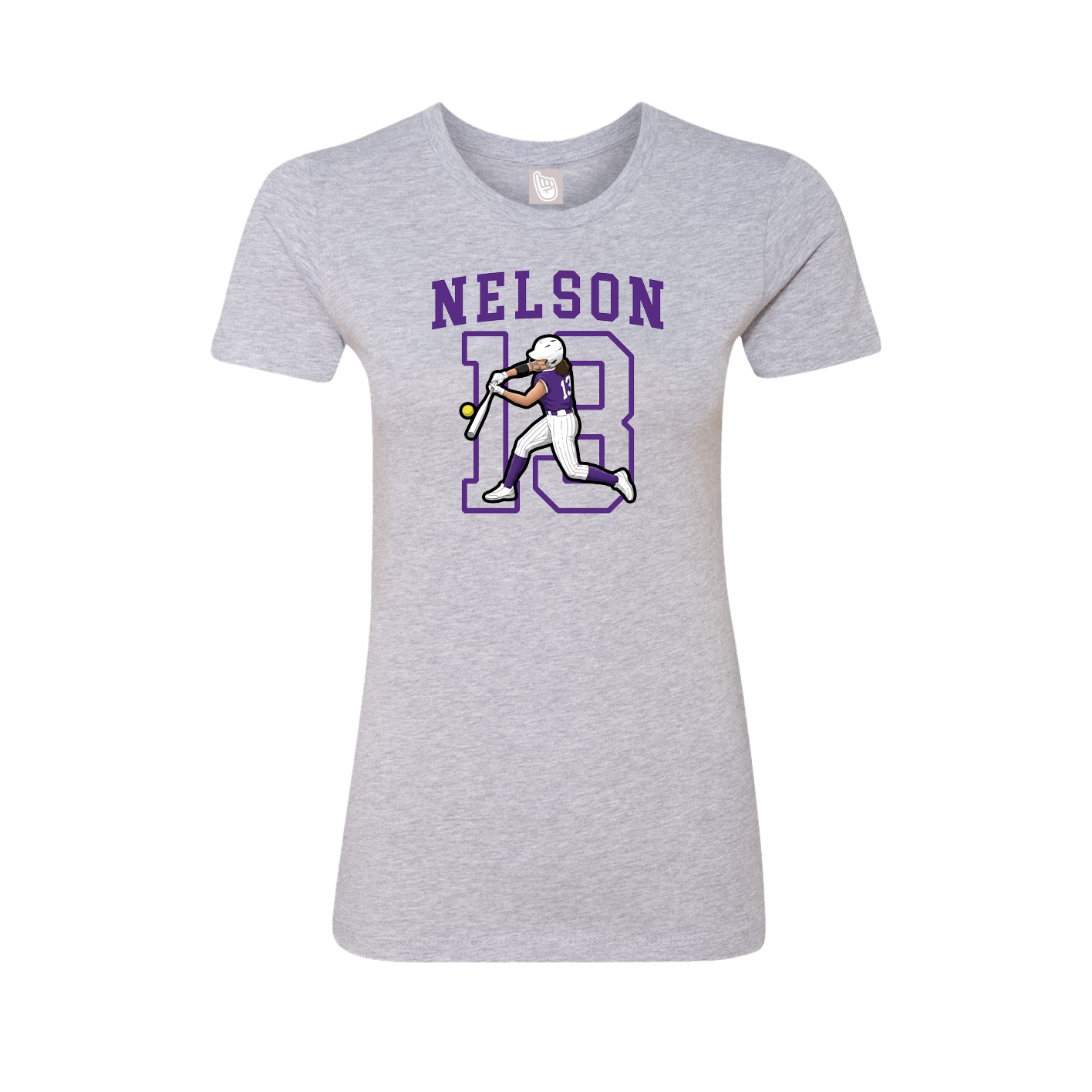 Fitted Women's Tee — Shirsey in Grey