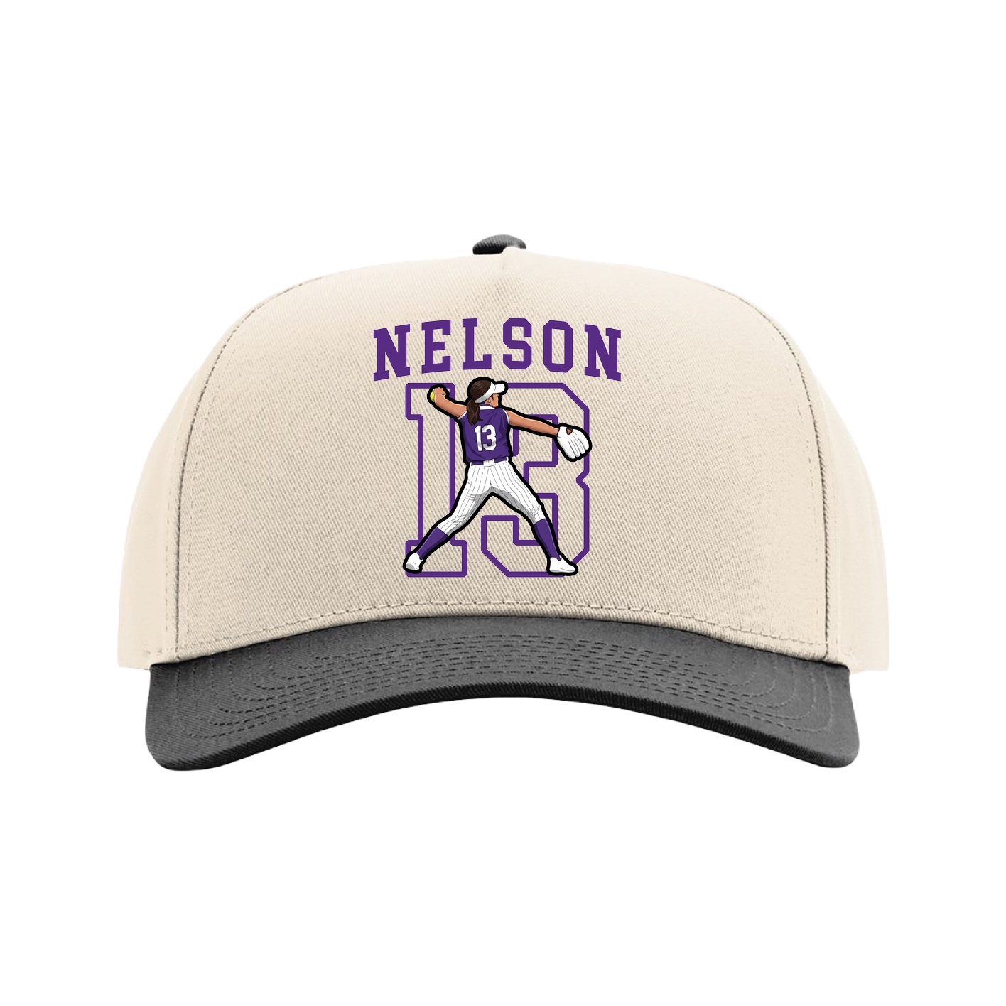 Full Fabric Five-Panel Champ Cap