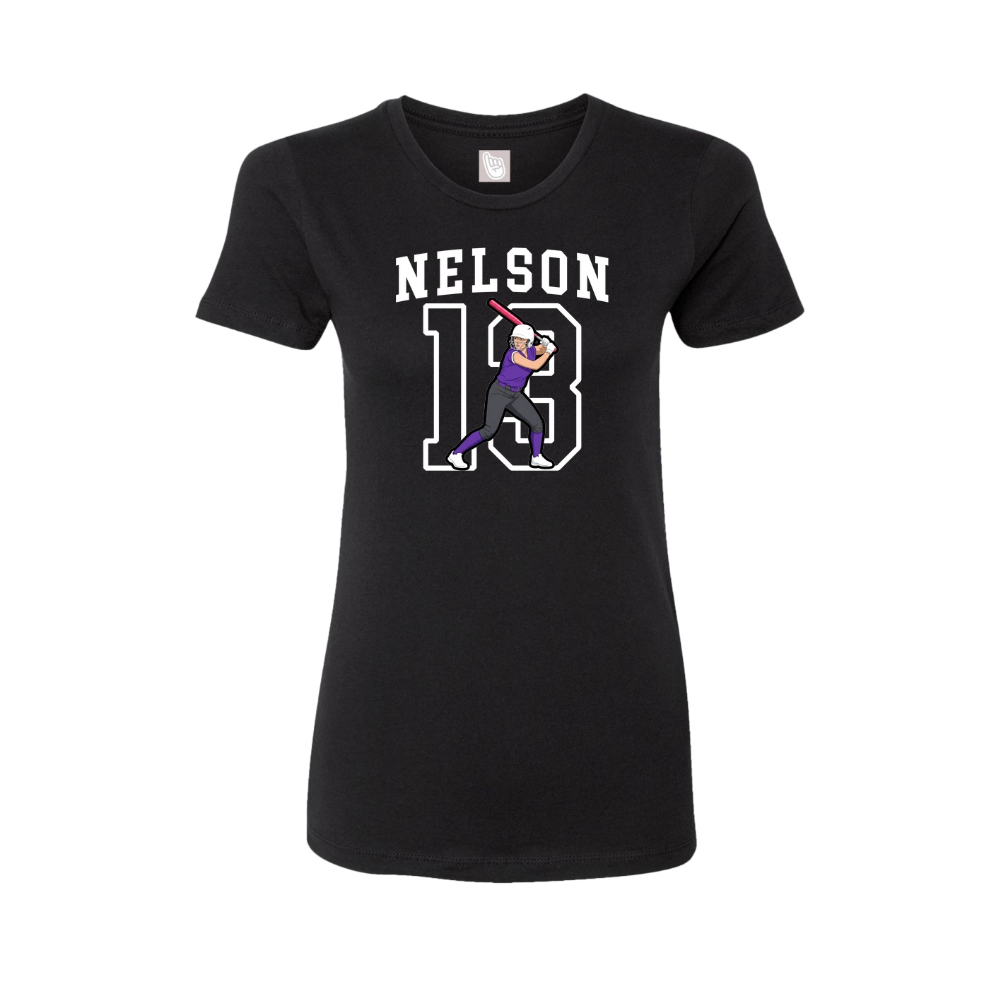 Fitted Women's Tee — Shirsey in Black