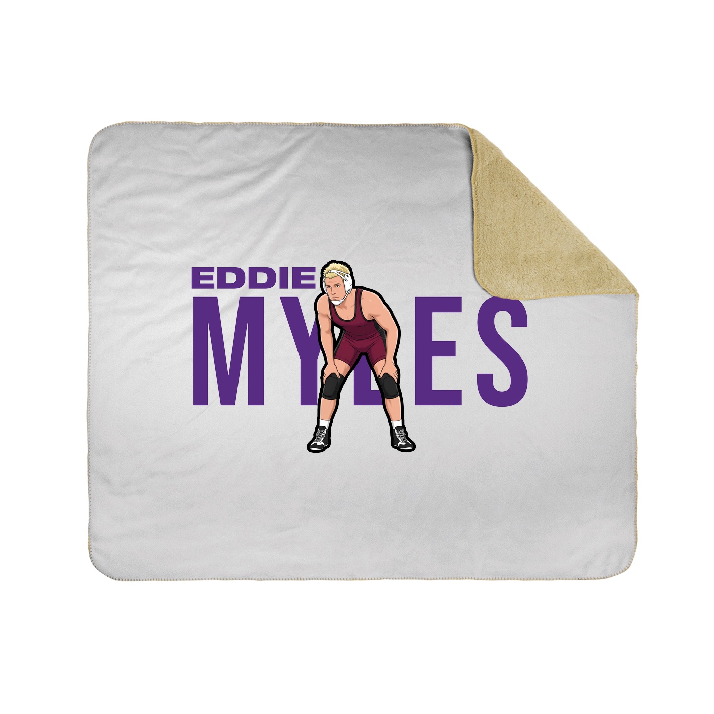 Throw Blanket — Player Name in White