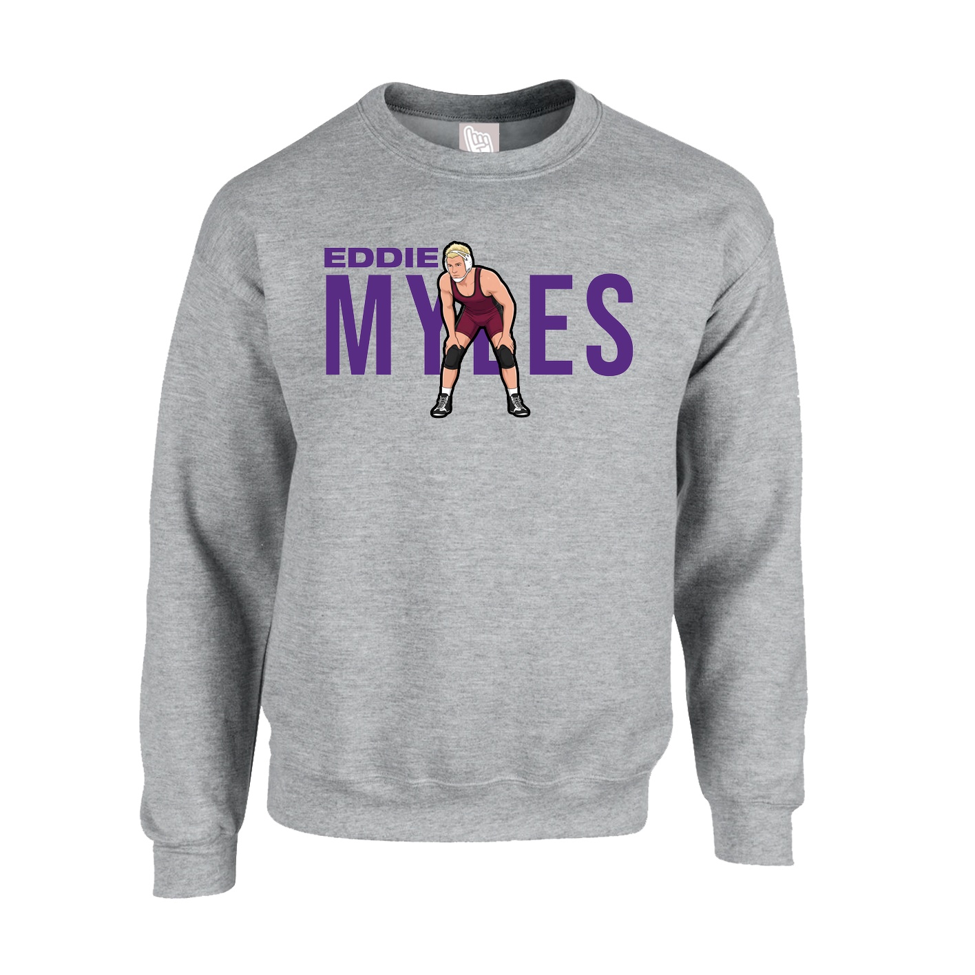 Fleece Crew — Player Name in Grey