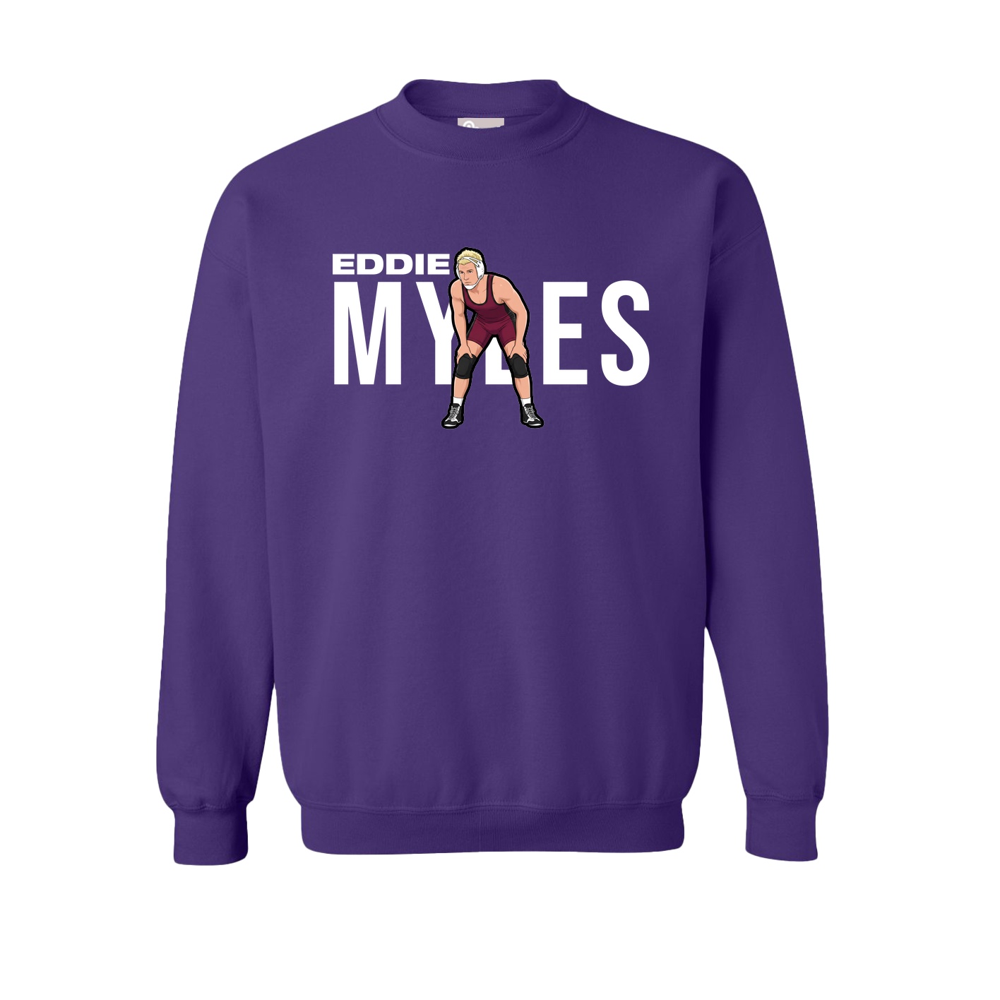 Fleece Crew — Player Name in Purple