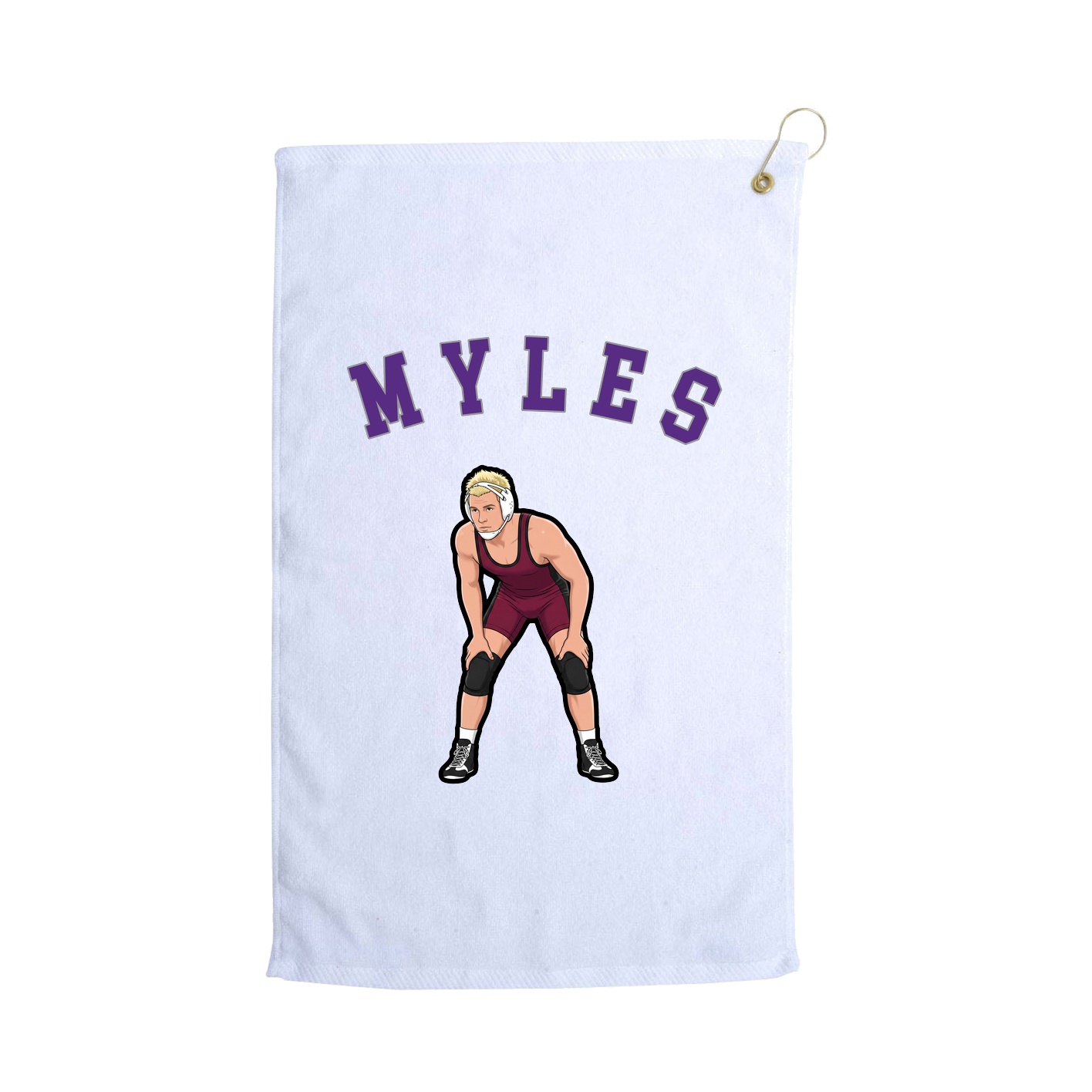 Golf Towel — Shirsey Arch in White