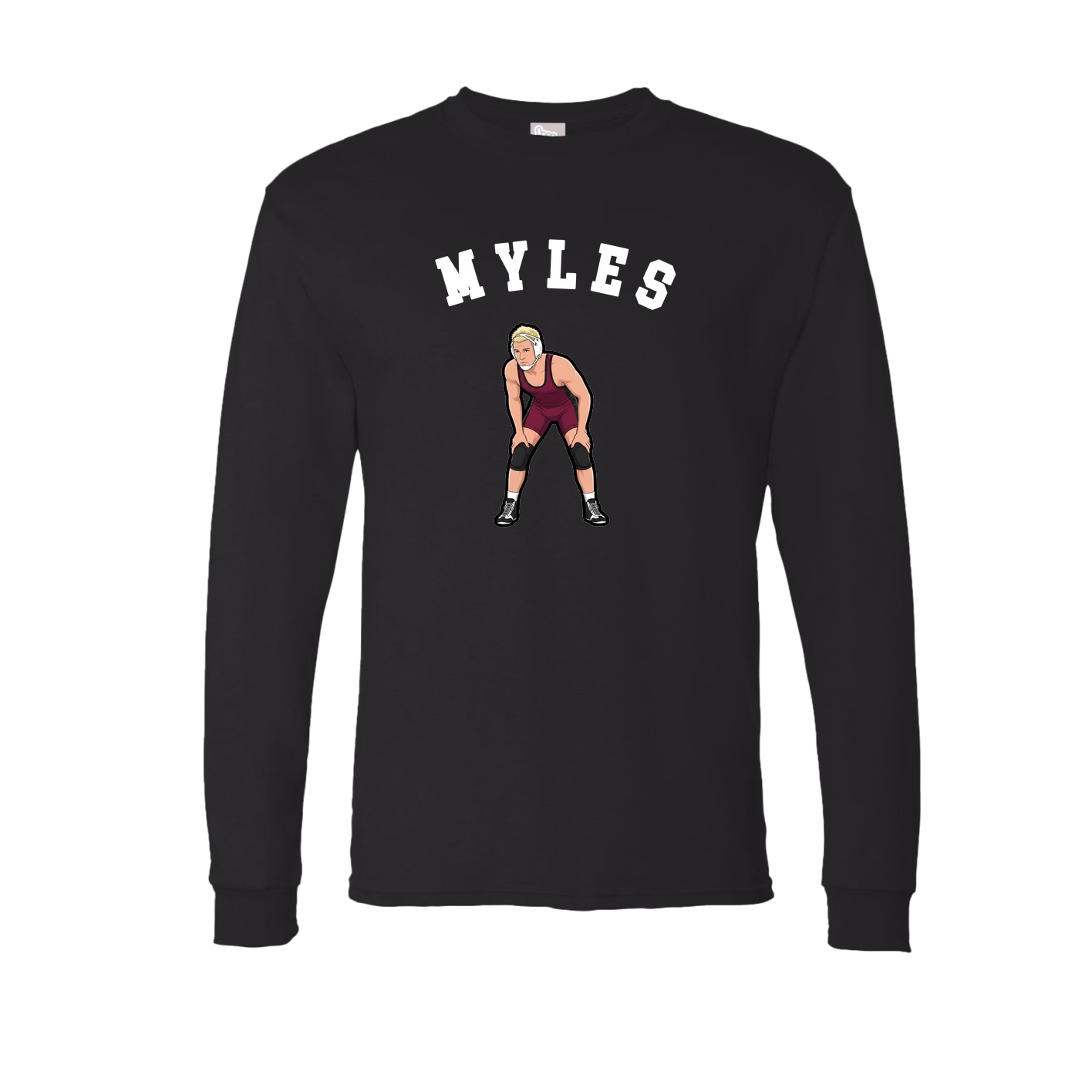 Long Sleeve Tee — Shirsey Arch in Black