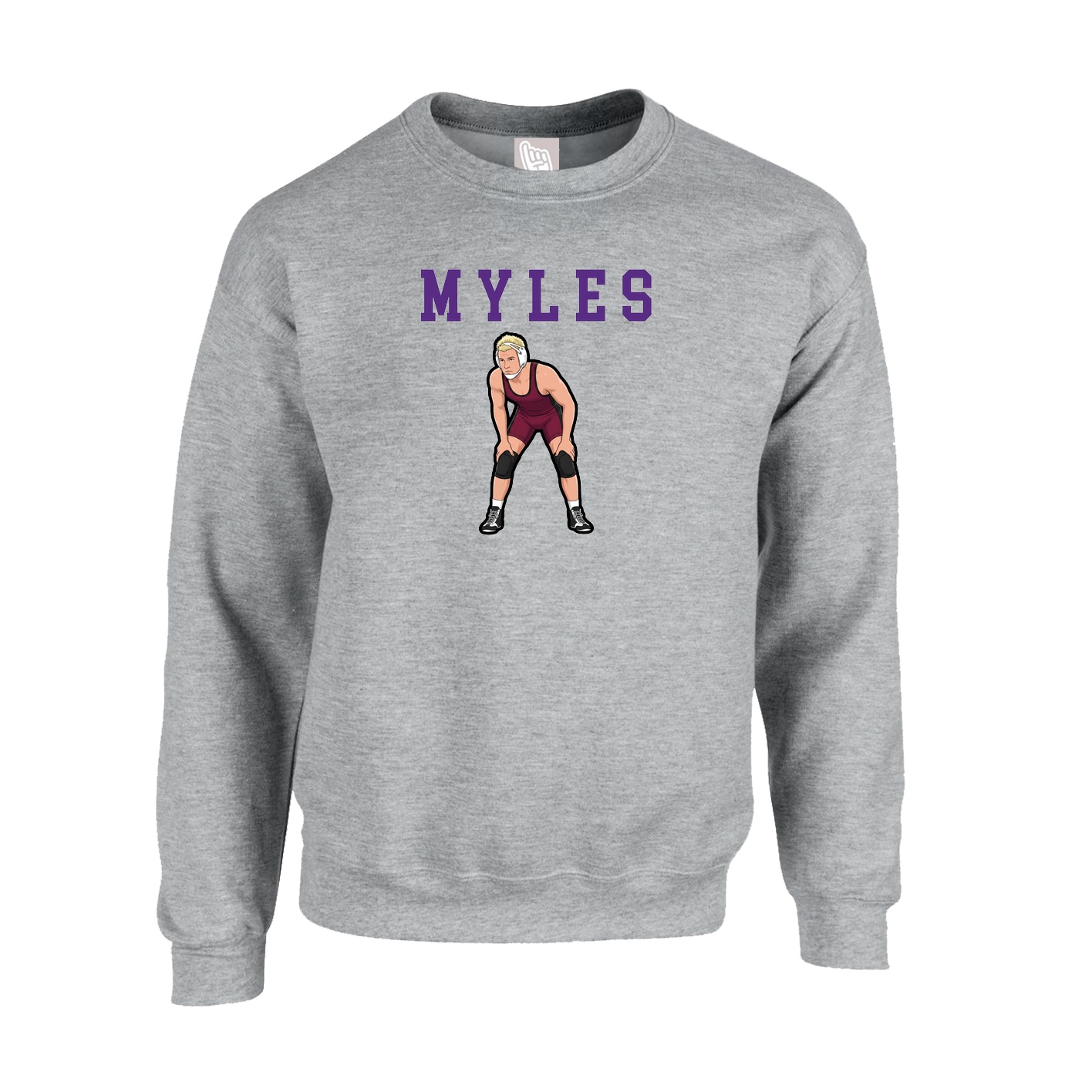 Fleece Crew — Shirsey in Grey