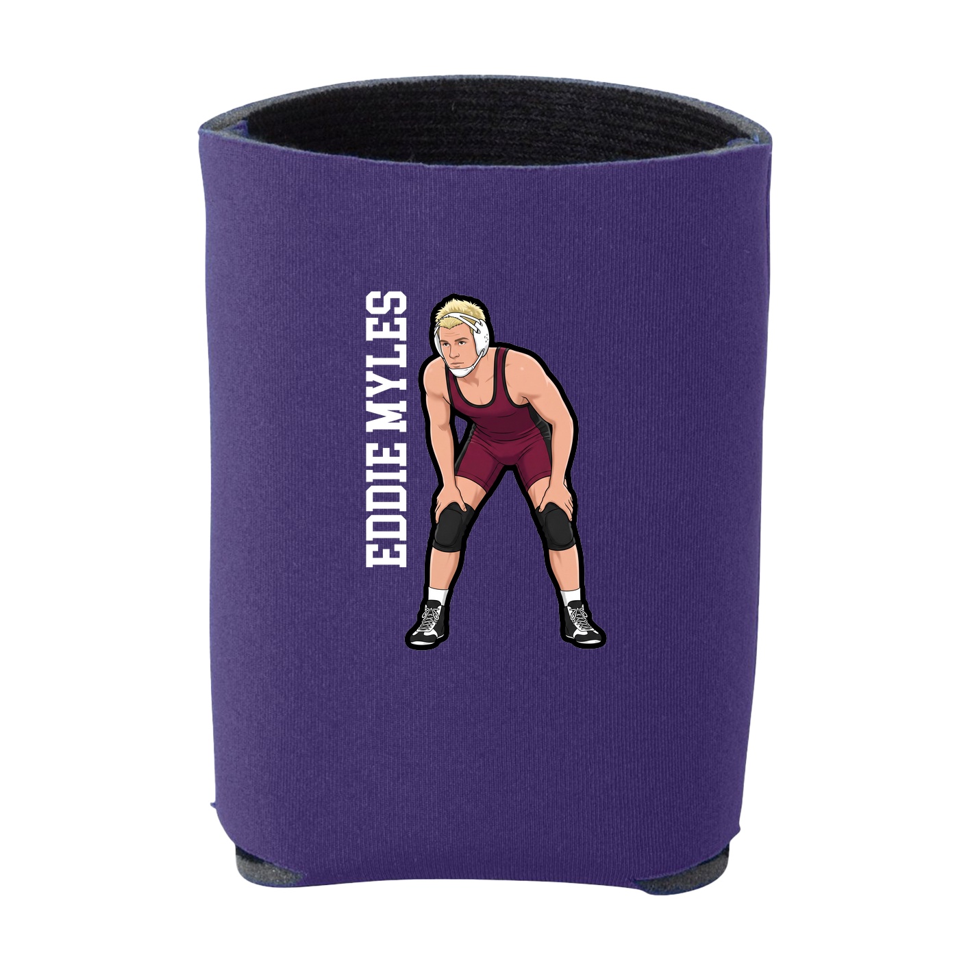 Can Holder — Name Vertical in Purple