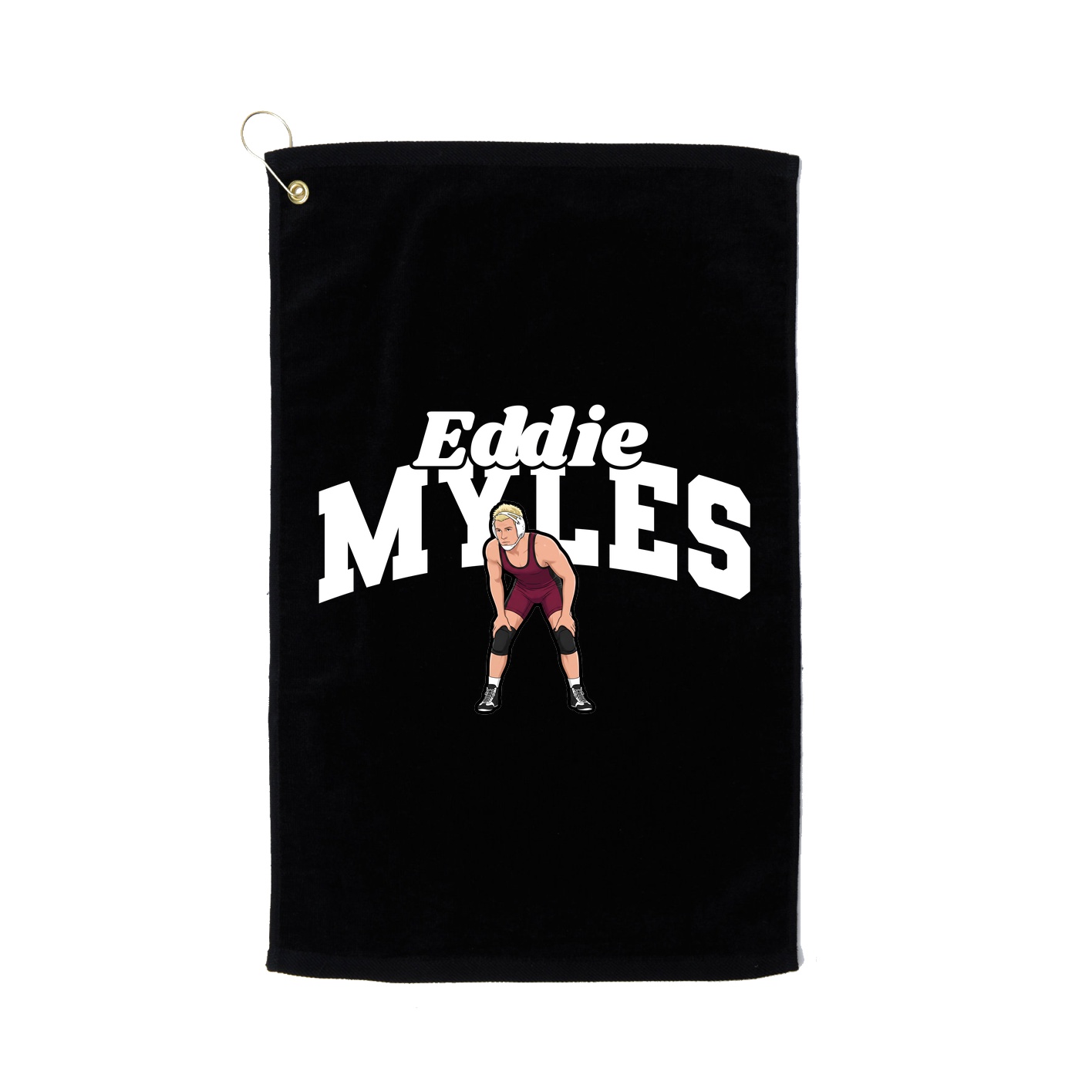 Golf Towel — Signature Arch in Black