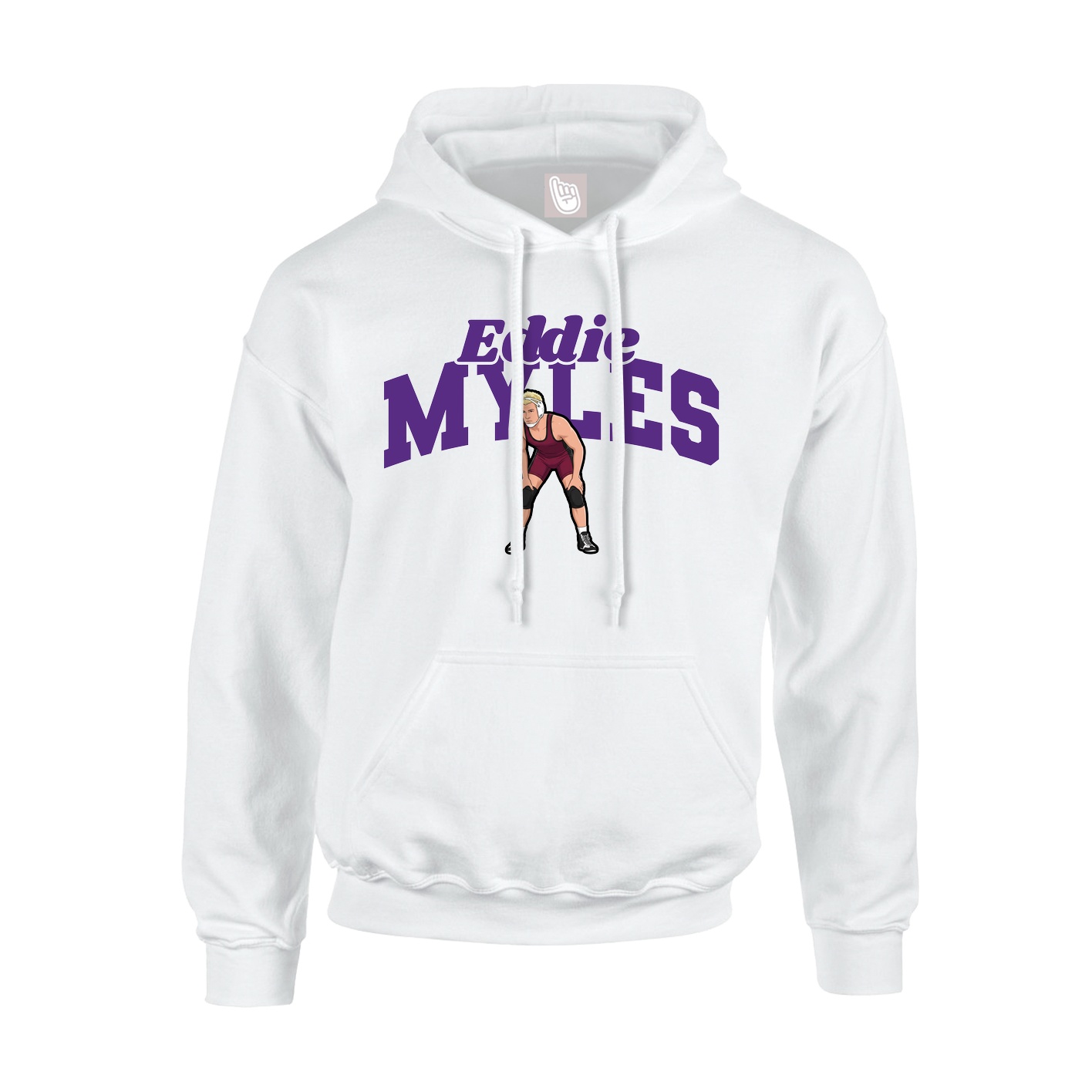Hoodie — Signature Arch in White