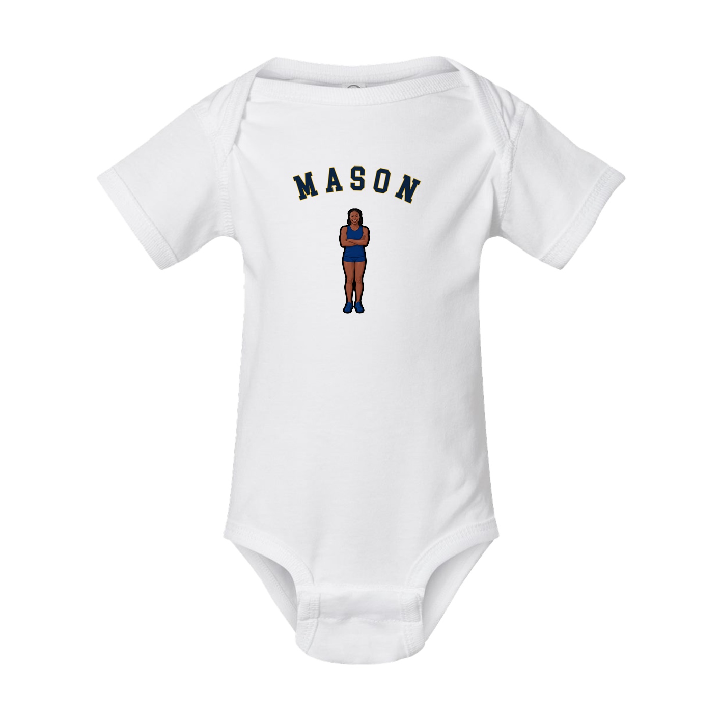 Baby Onesie — Shirsey Arch in White