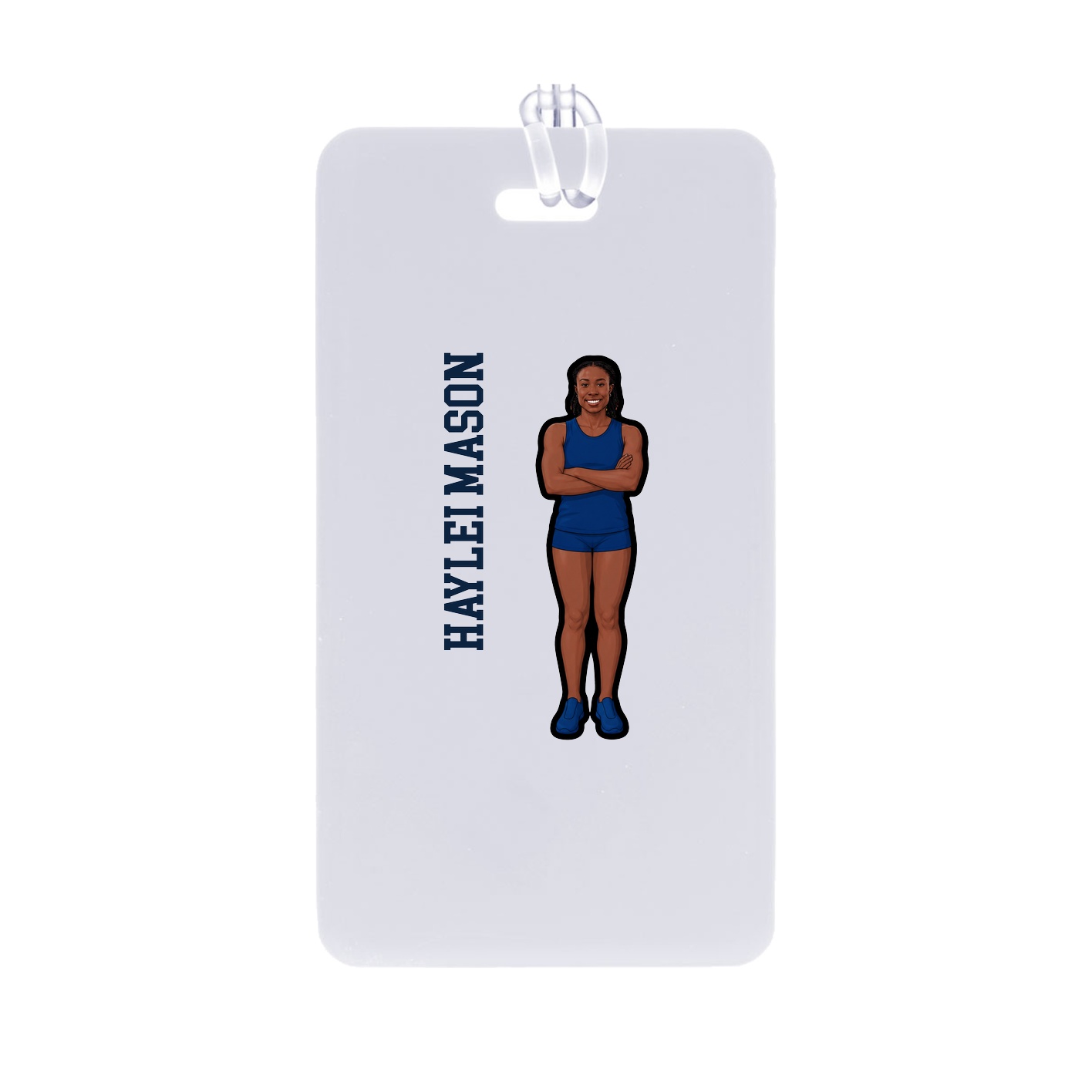 Bag Tag — Name Vertical in Classic