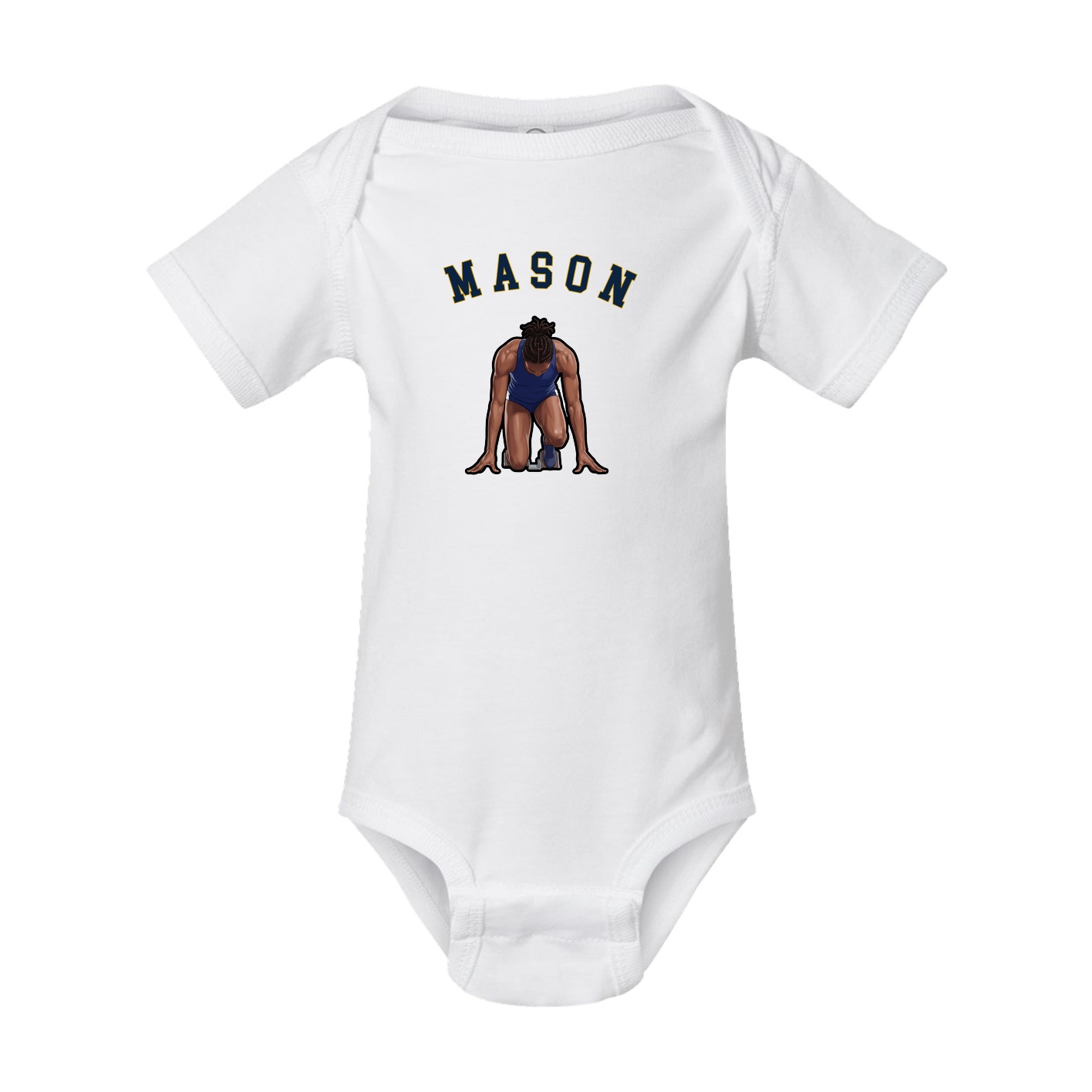 Baby Onesie — Shirsey Arch in White