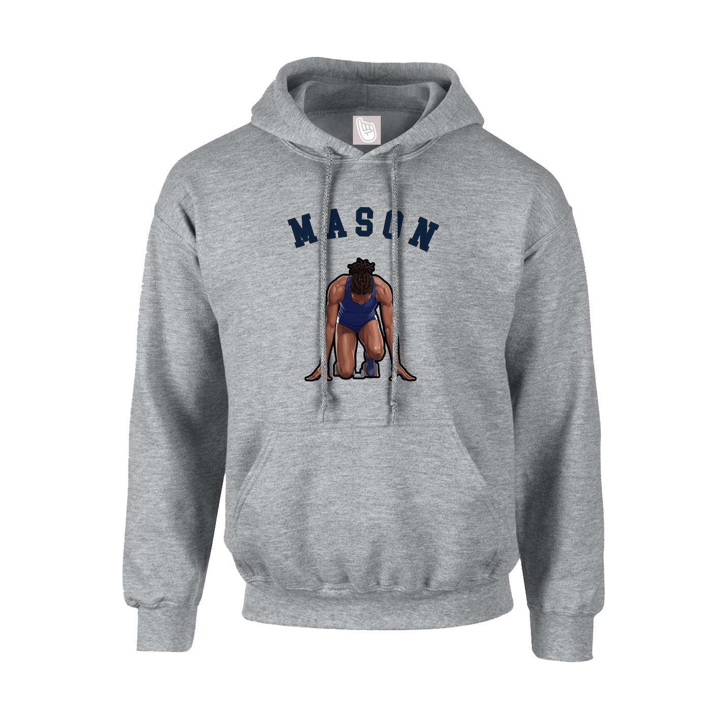 Youth Hoodie — Shirsey Arch in Grey