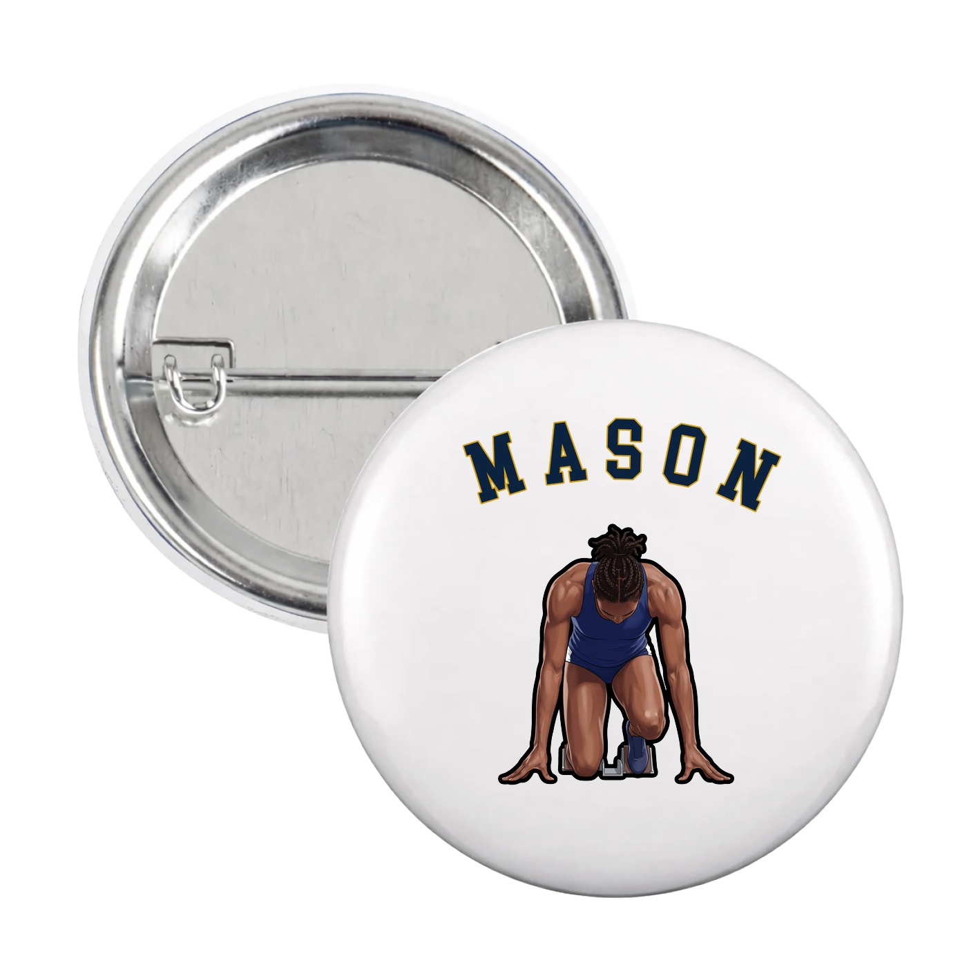 Game Day Button — Shirsey Arch in White