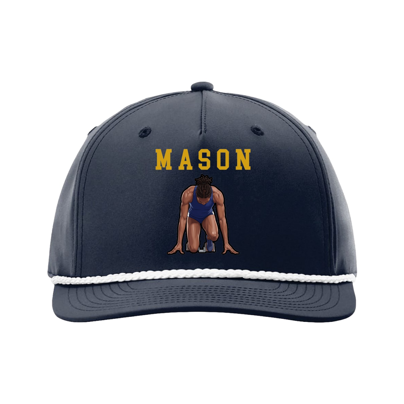 Five-Panel Classic Rope Cap — Shirsey in Navy