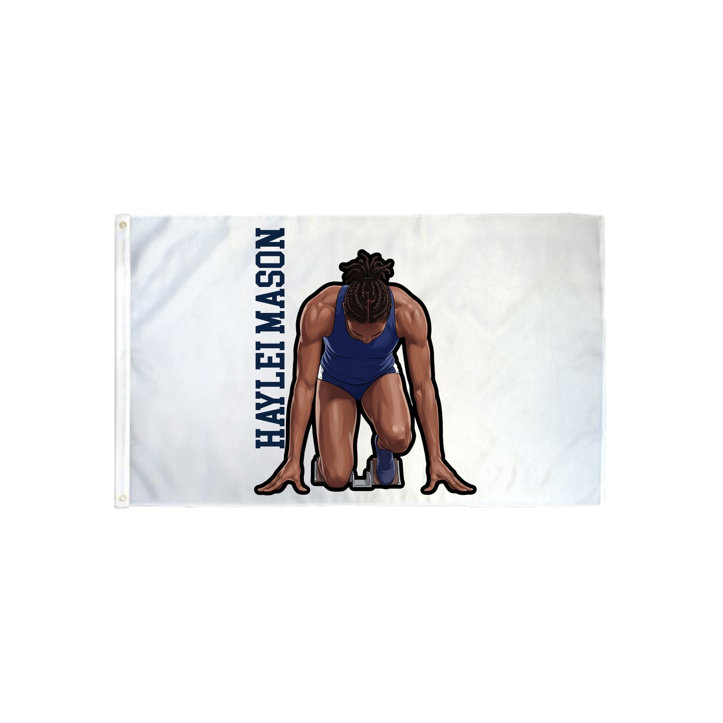 3x5 Flag — Name Vertical in Classic