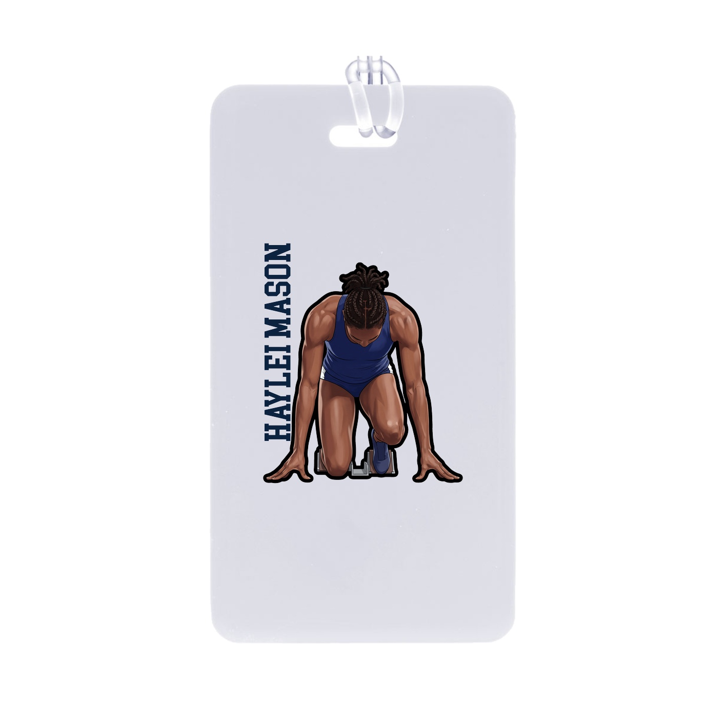 Bag Tag — Name Vertical in Classic
