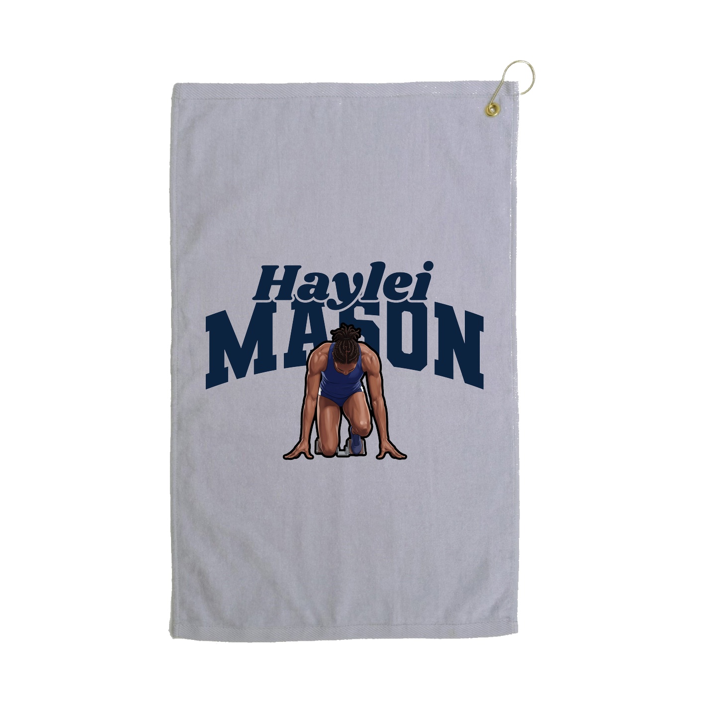 Golf Towel — Signature Arch in Grey