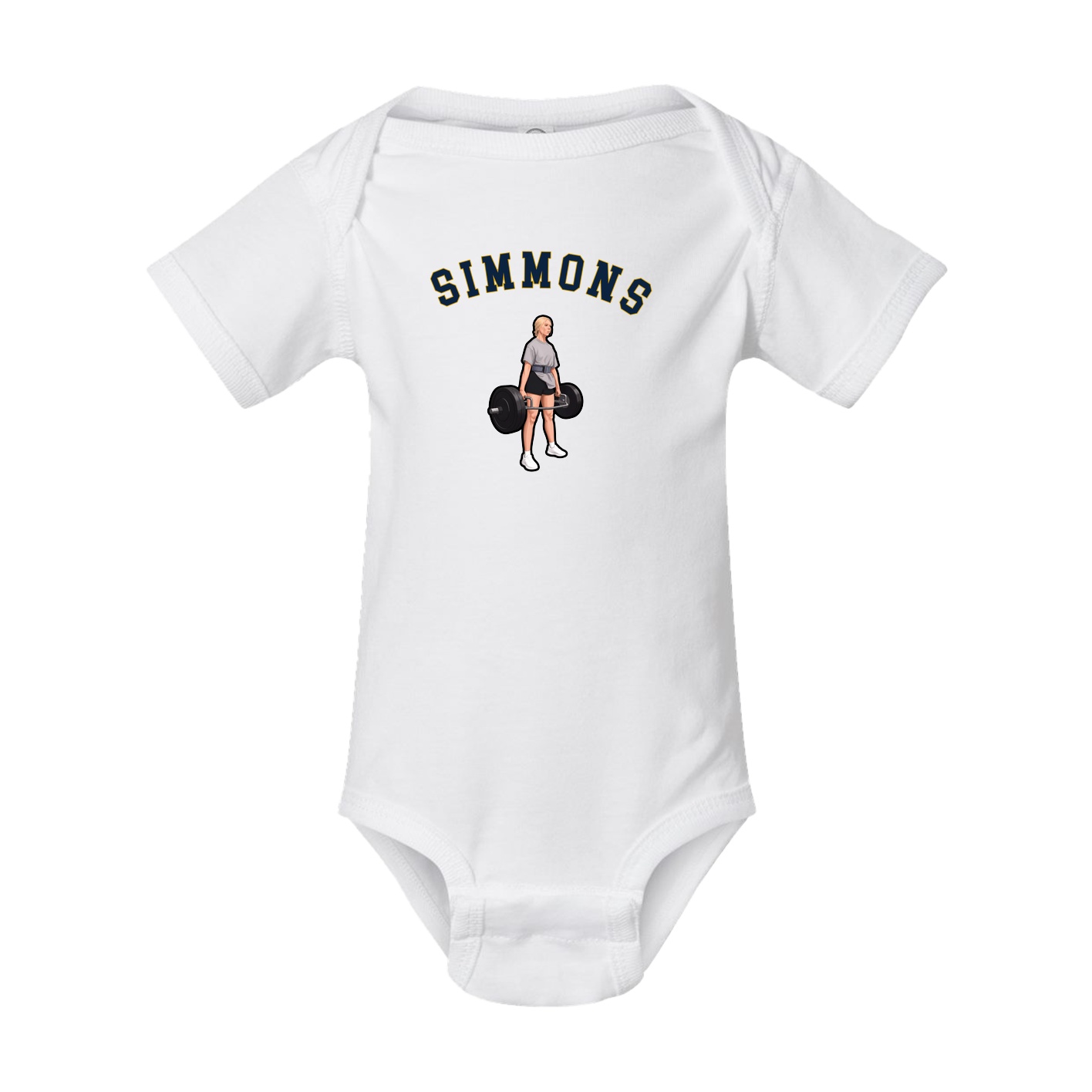 Baby Onesie — Shirsey Arch in White