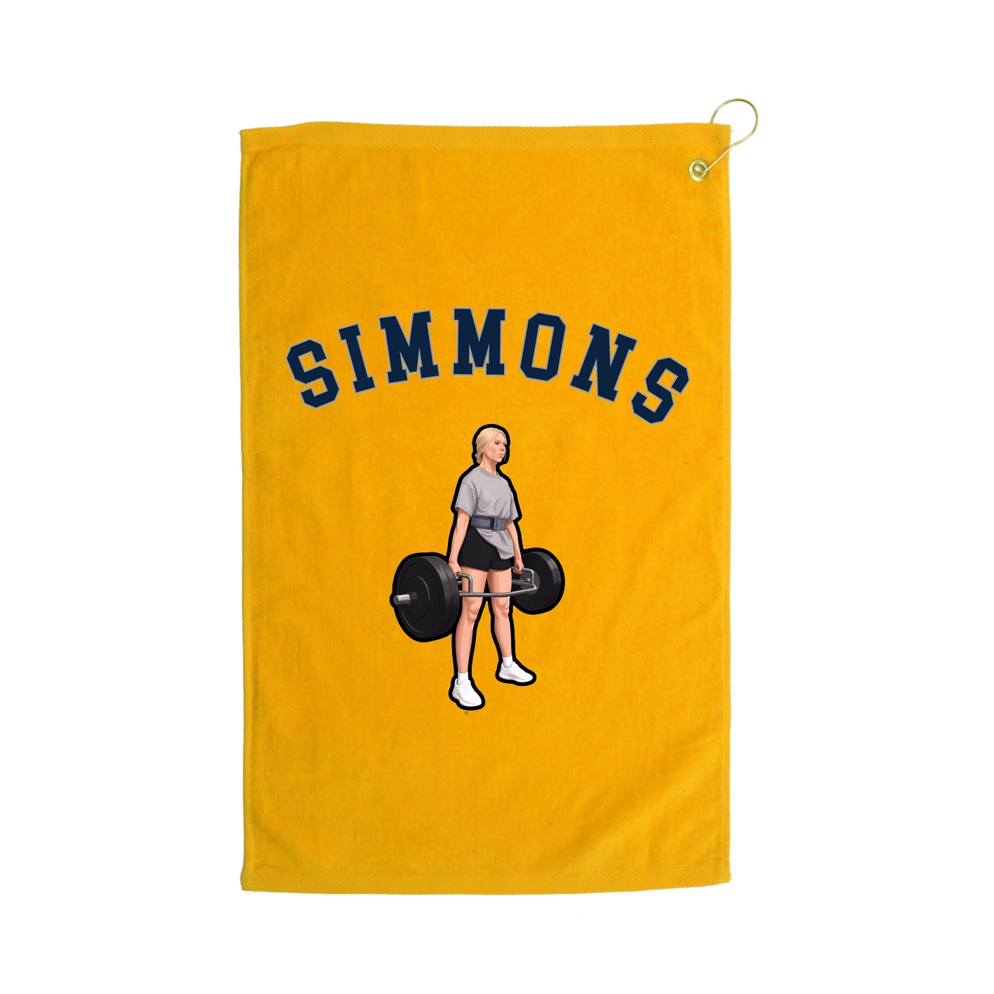 Golf Towel — Shirsey Arch in Gold