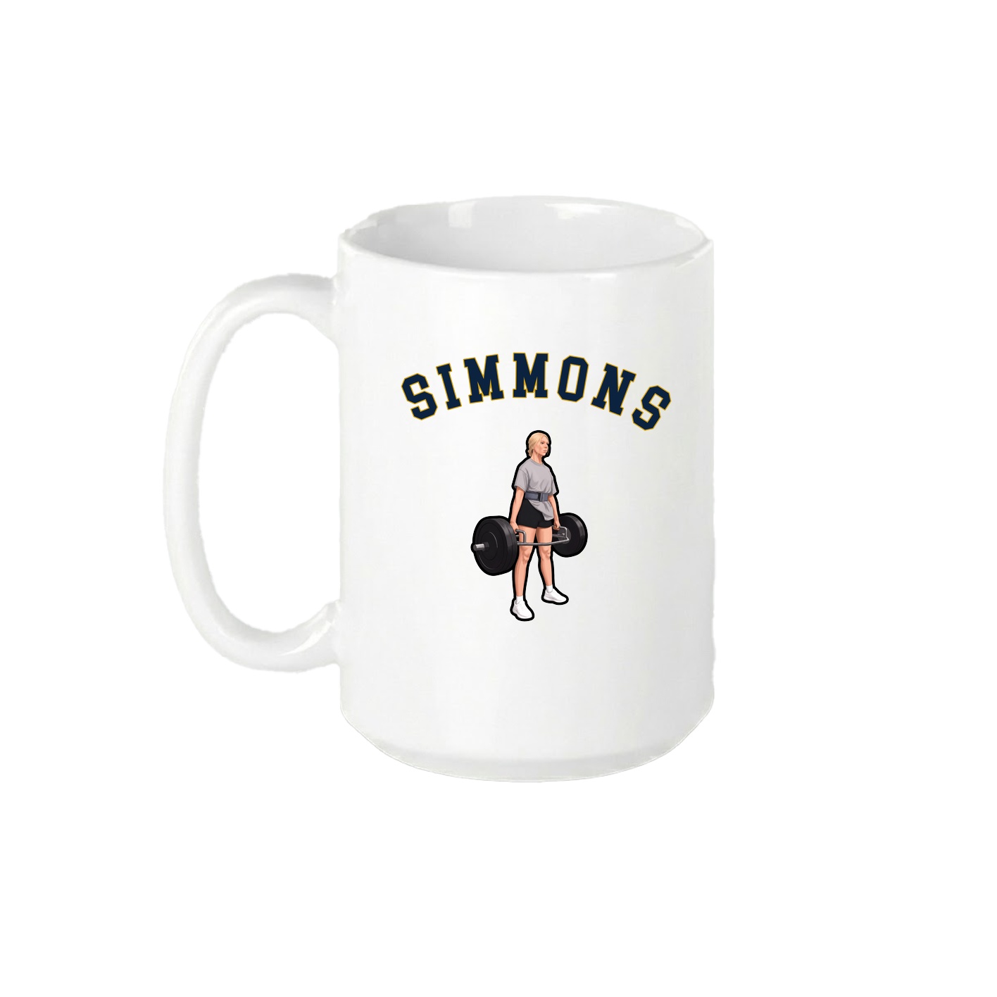 15oz Coffee Mug — Shirsey Arch in White