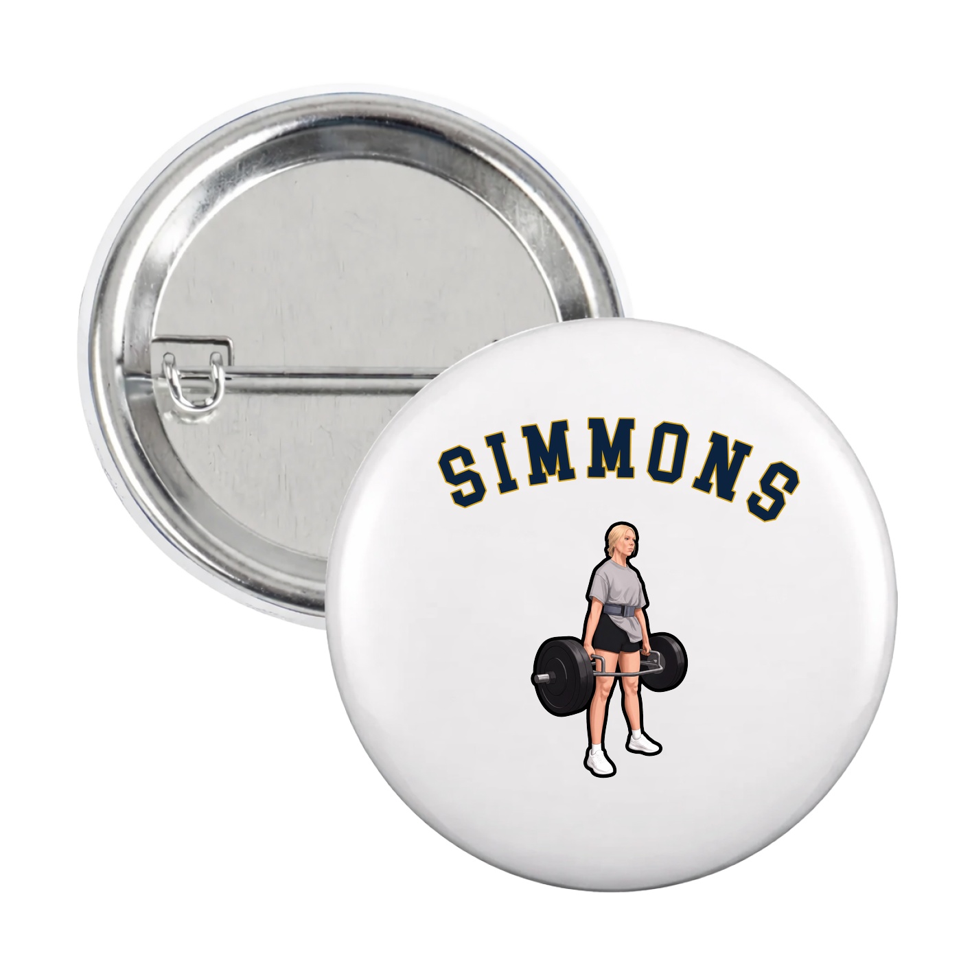 Game Day Button — Shirsey Arch in White