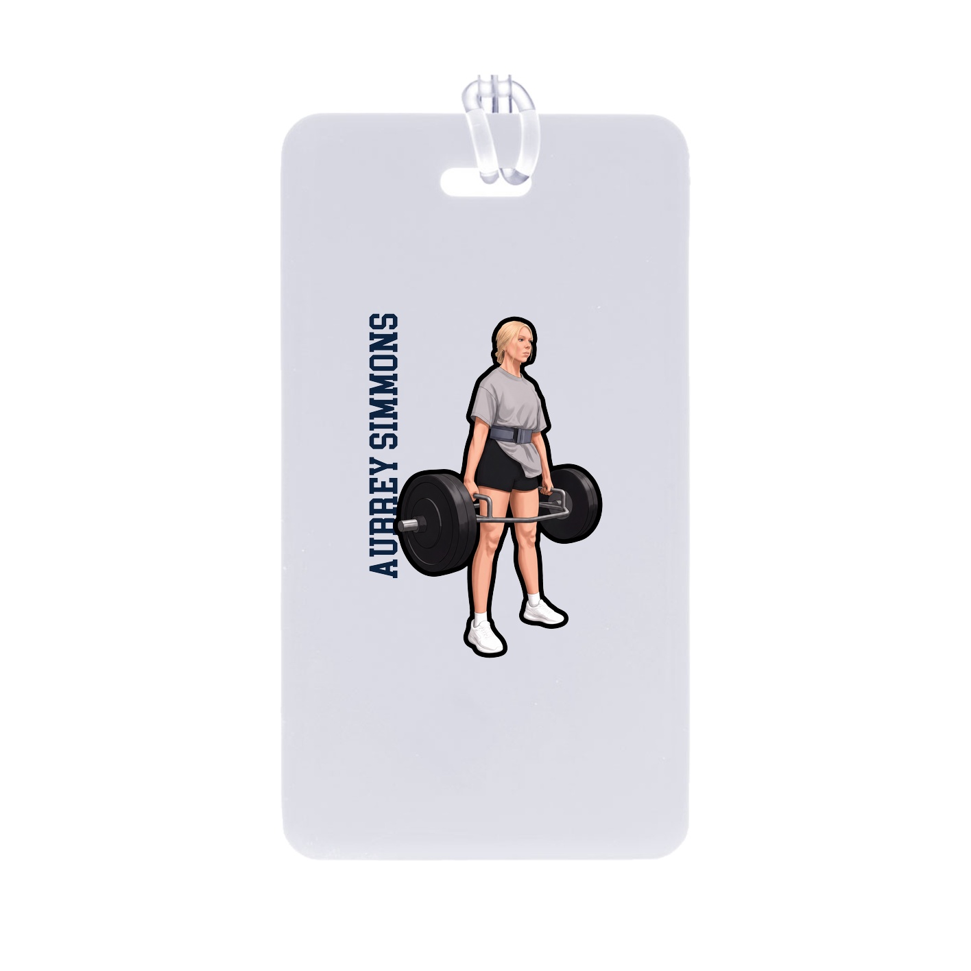 Bag Tag — Name Vertical in Classic