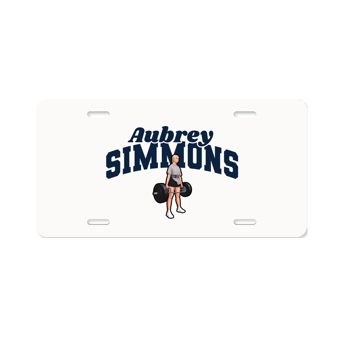 License Plate — Signature Arch in Classic