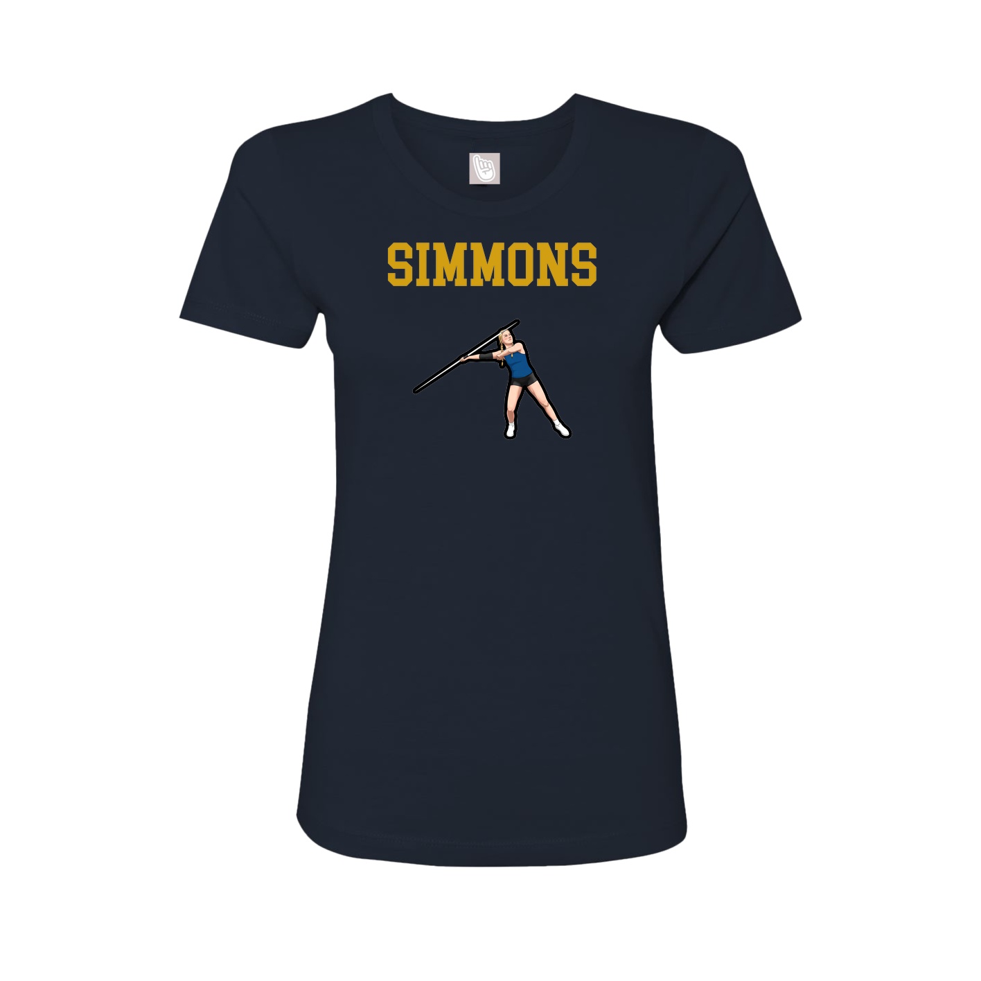 Fitted Women's Tee — Shirsey in Navy