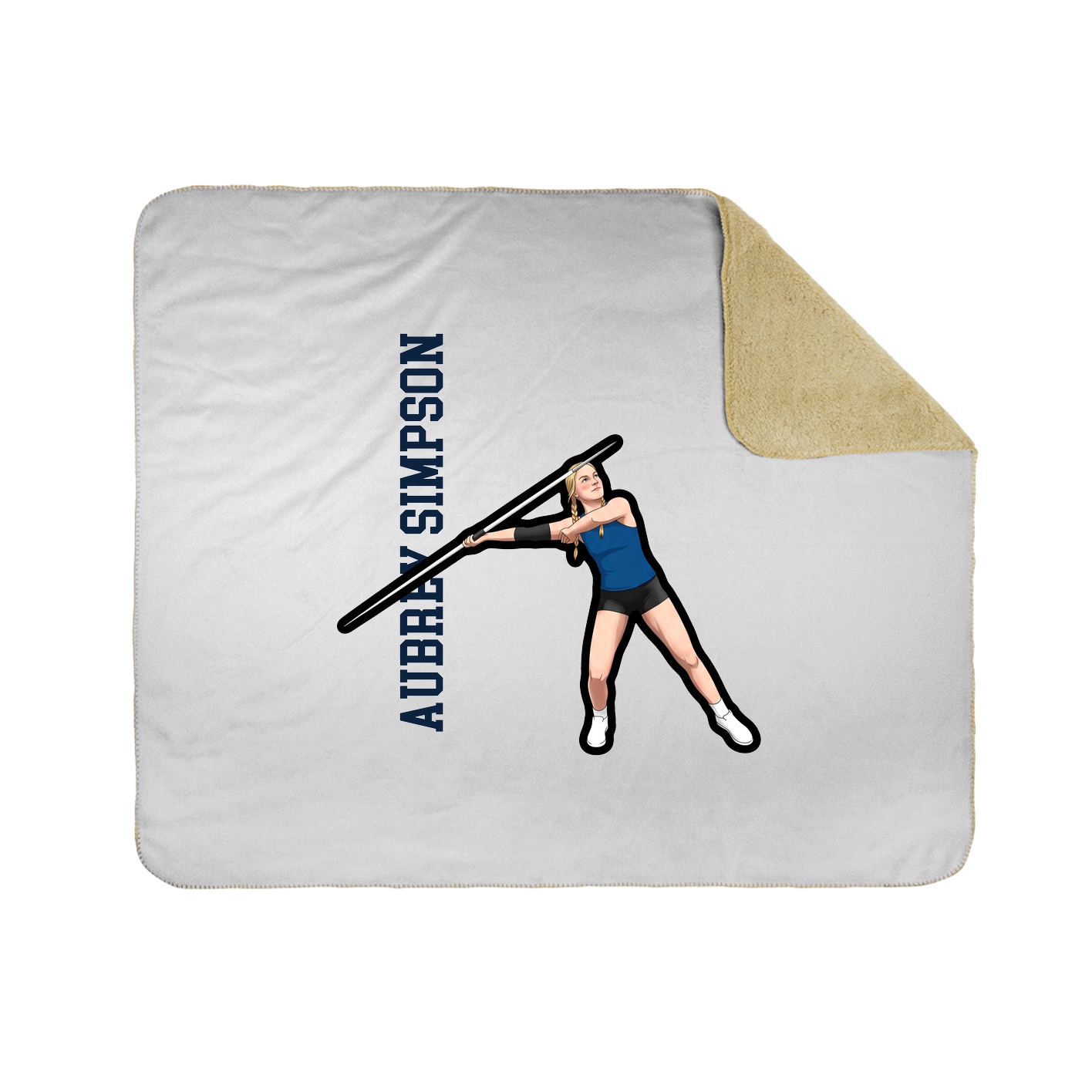 50x60 Sherpa Lined Throw Blanket
