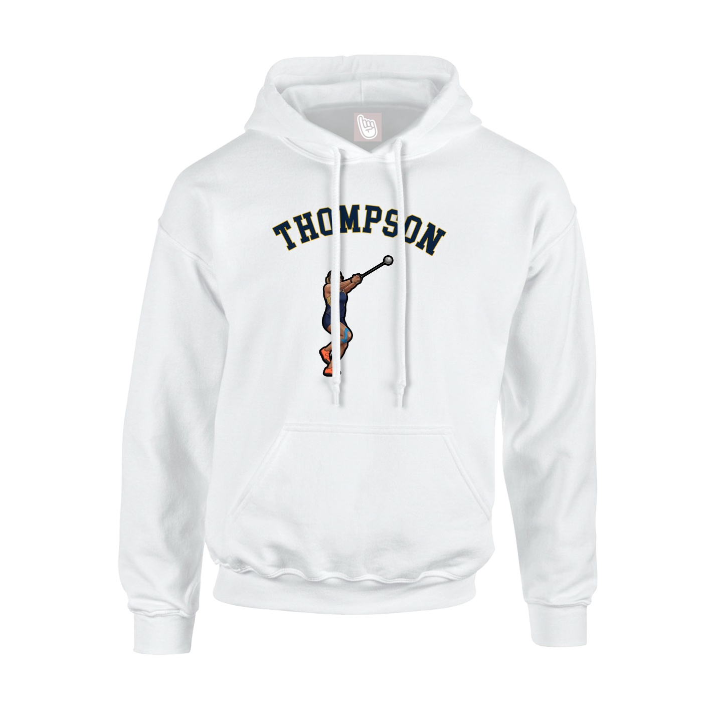 Youth Hoodie — Shirsey Arch in White