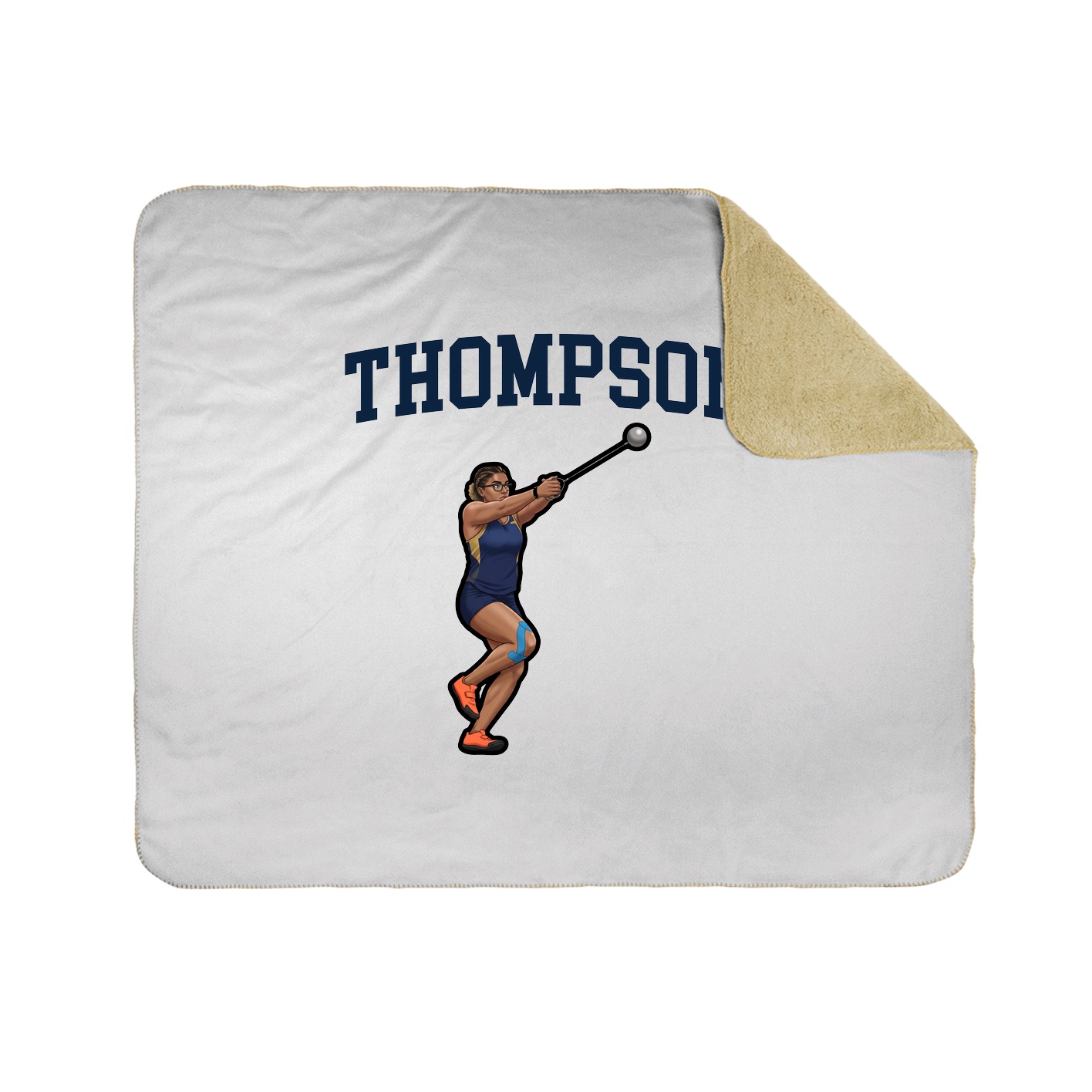 Throw Blanket — Shirsey in White