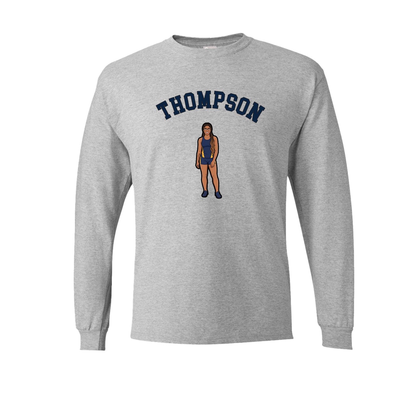 Long Sleeve Tee — Shirsey Arch in Grey