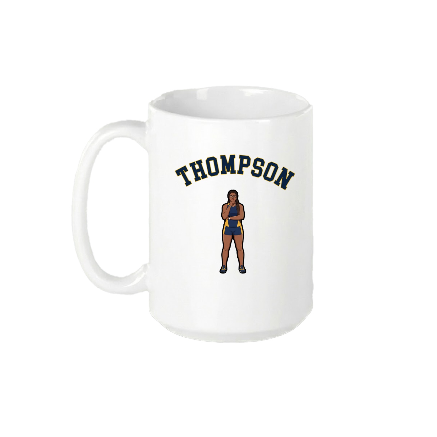 15oz Coffee Mug — Shirsey Arch in White