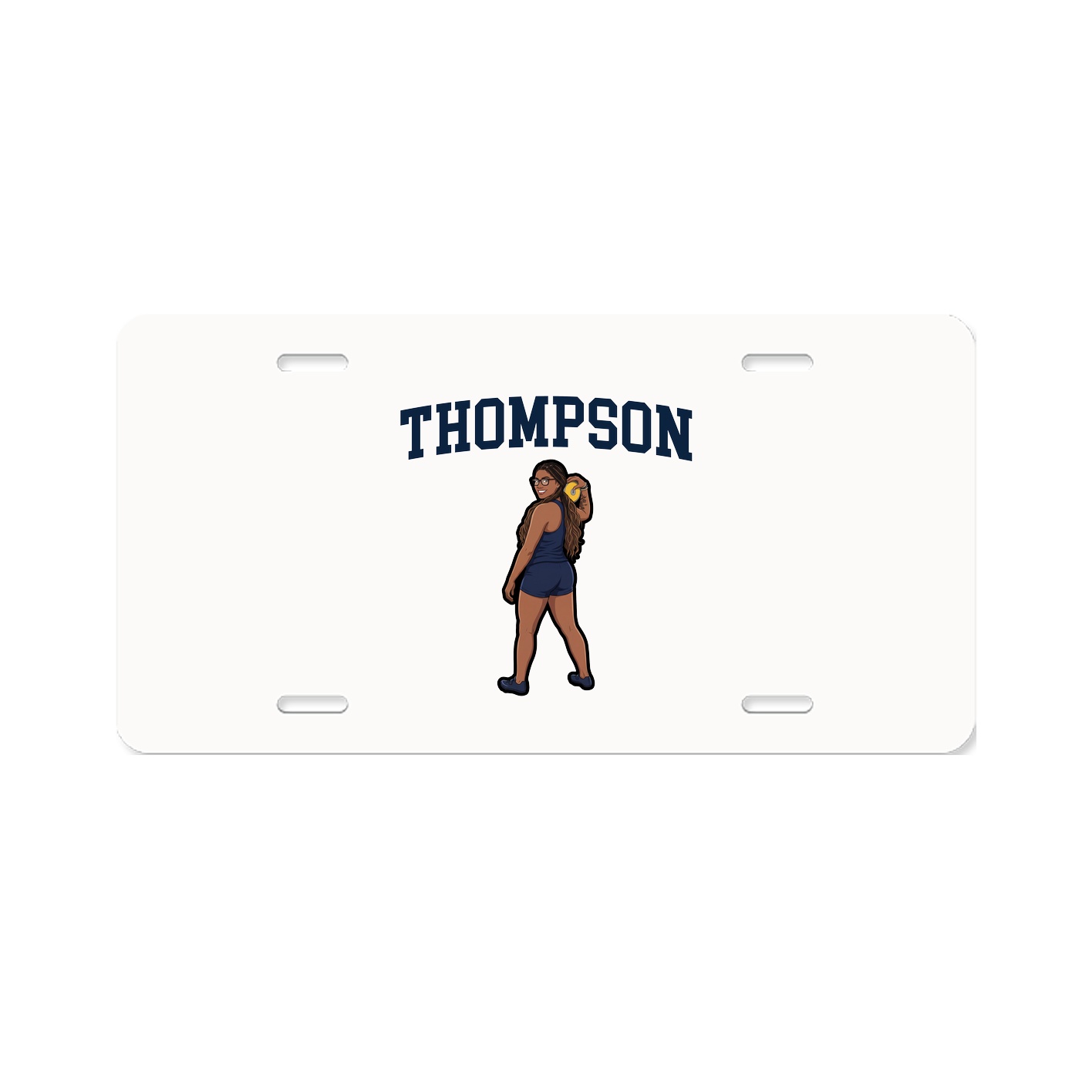 License Plate — Shirsey in Classic