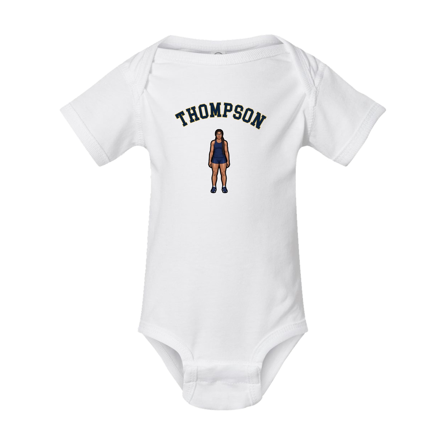 Baby Onesie — Shirsey Arch in White