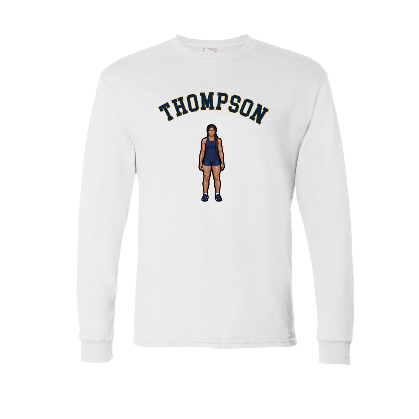 Long Sleeve Tee — Shirsey Arch in White