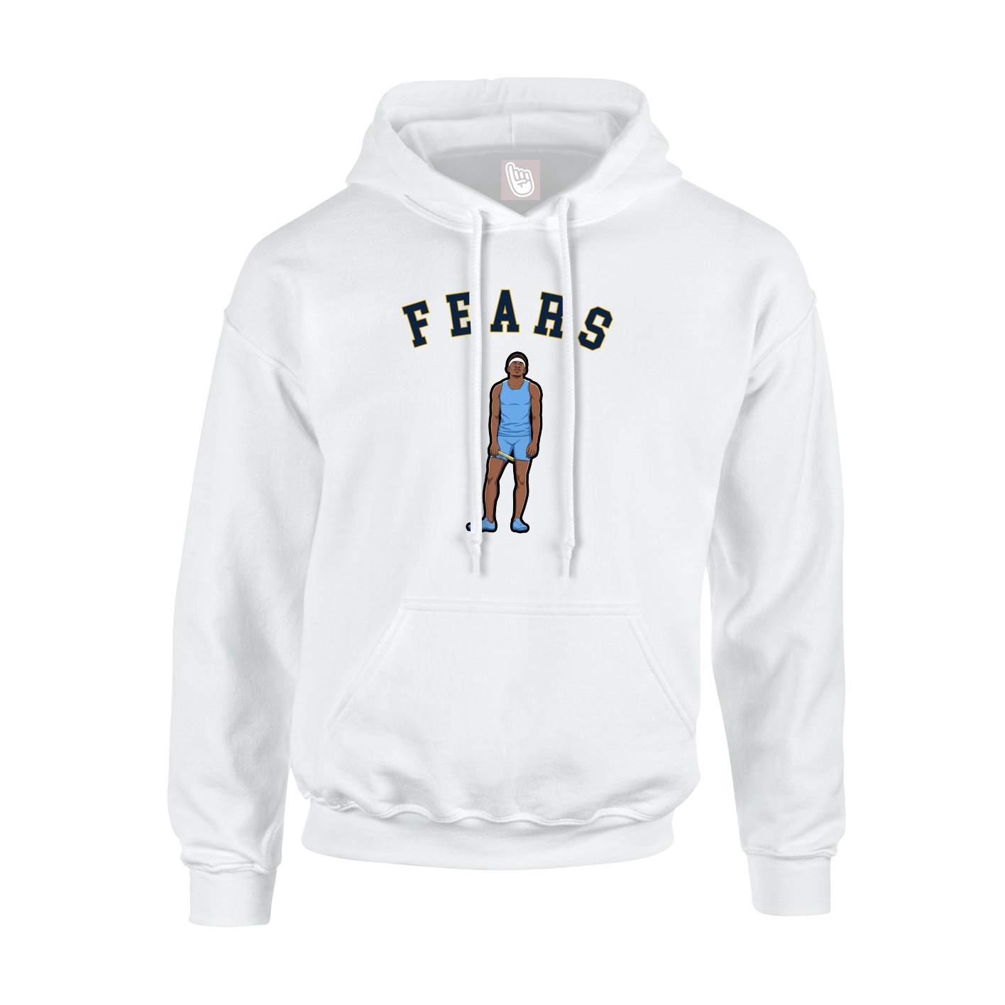 Youth Hoodie — Shirsey Arch in White