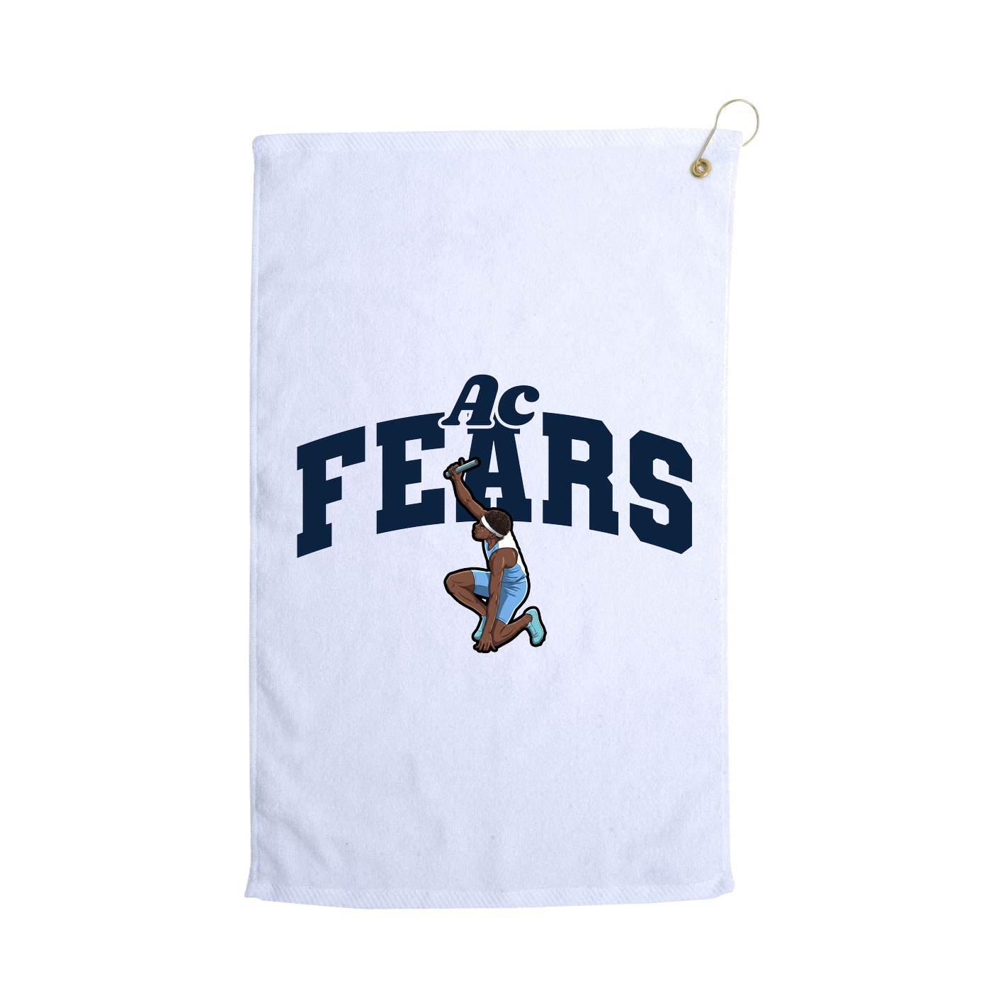 Golf Towel — Signature Arch in White
