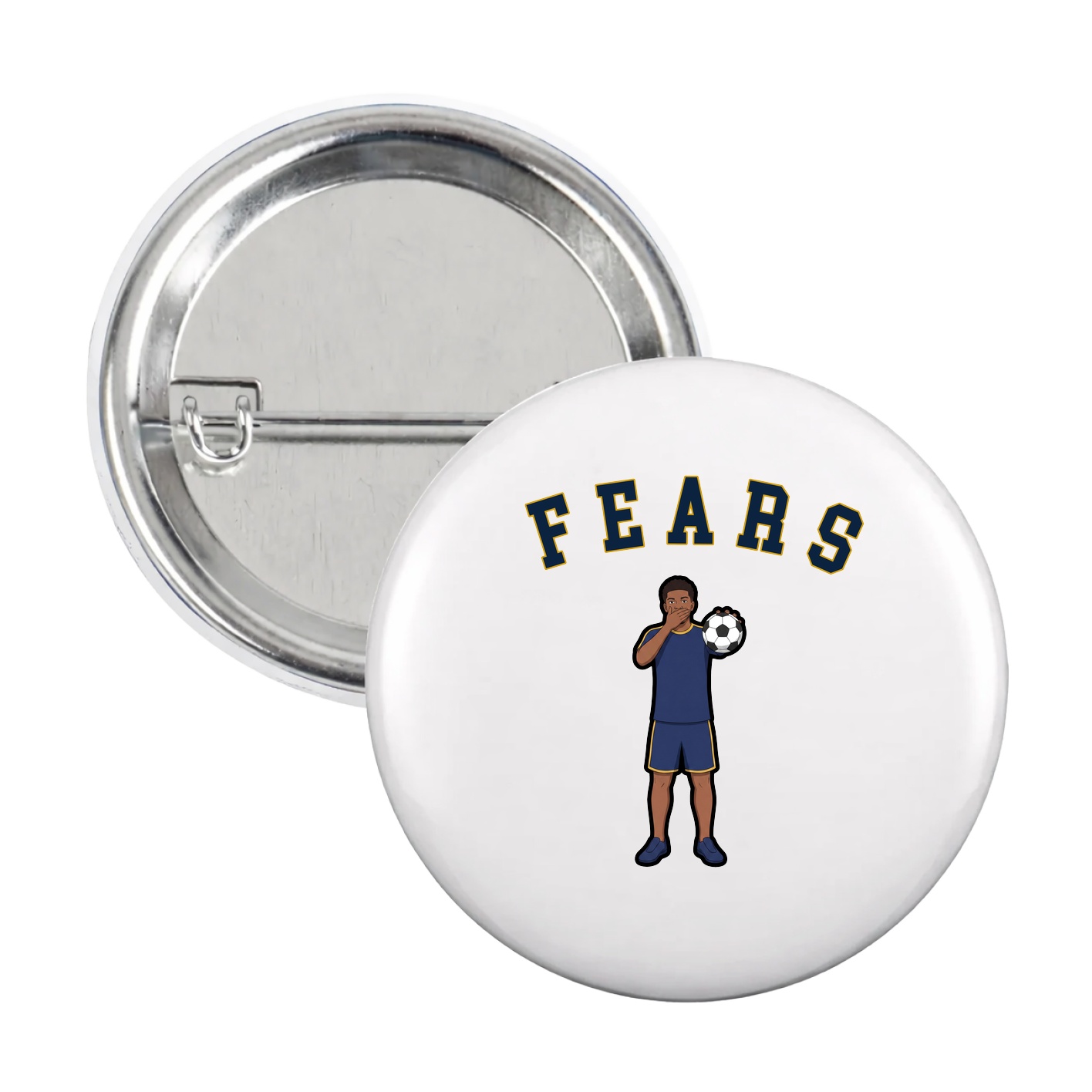 Game Day Button — Shirsey Arch in White