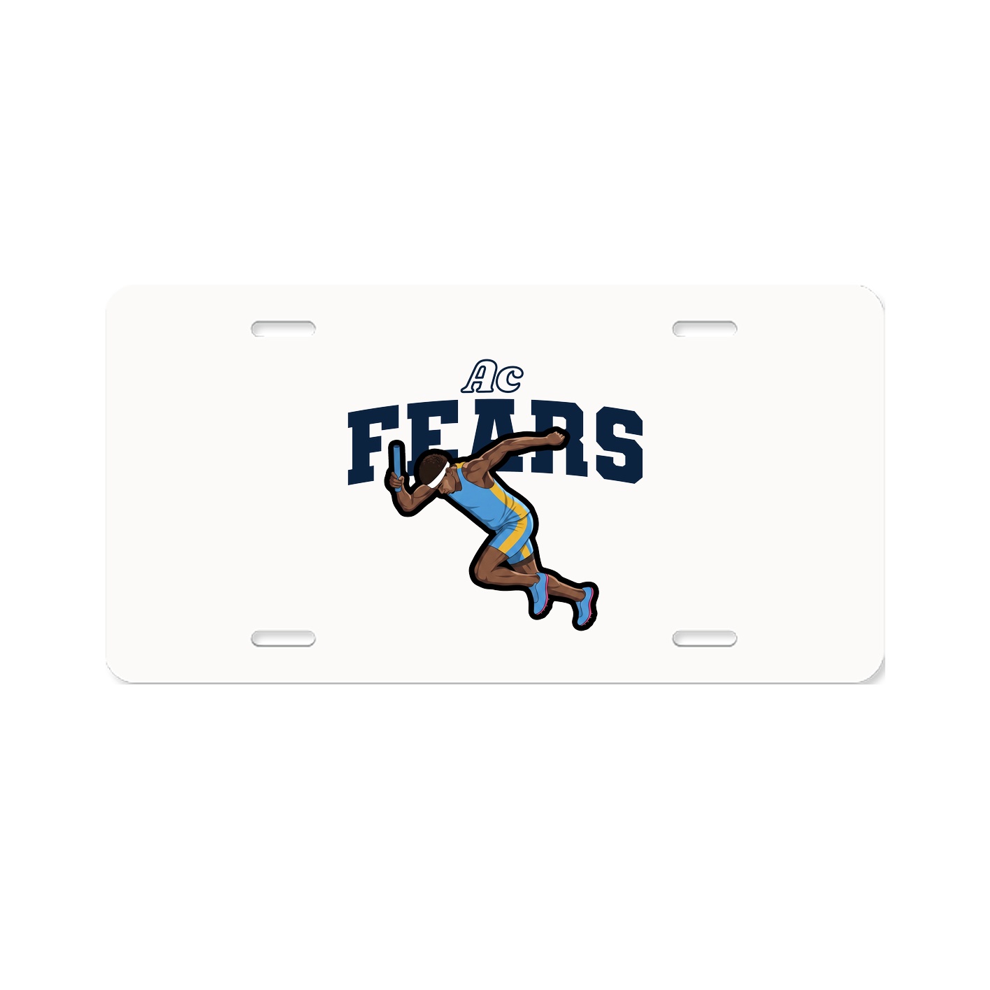 License Plate — Name Arch in Classic