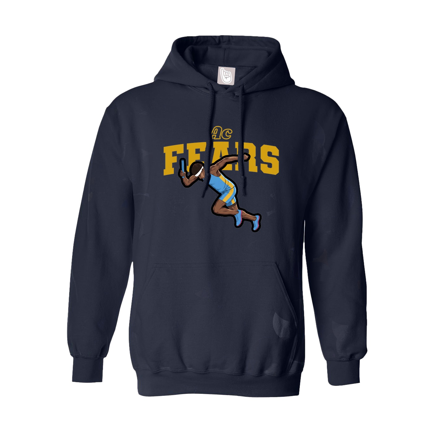 Hoodie — Name Arch in Navy
