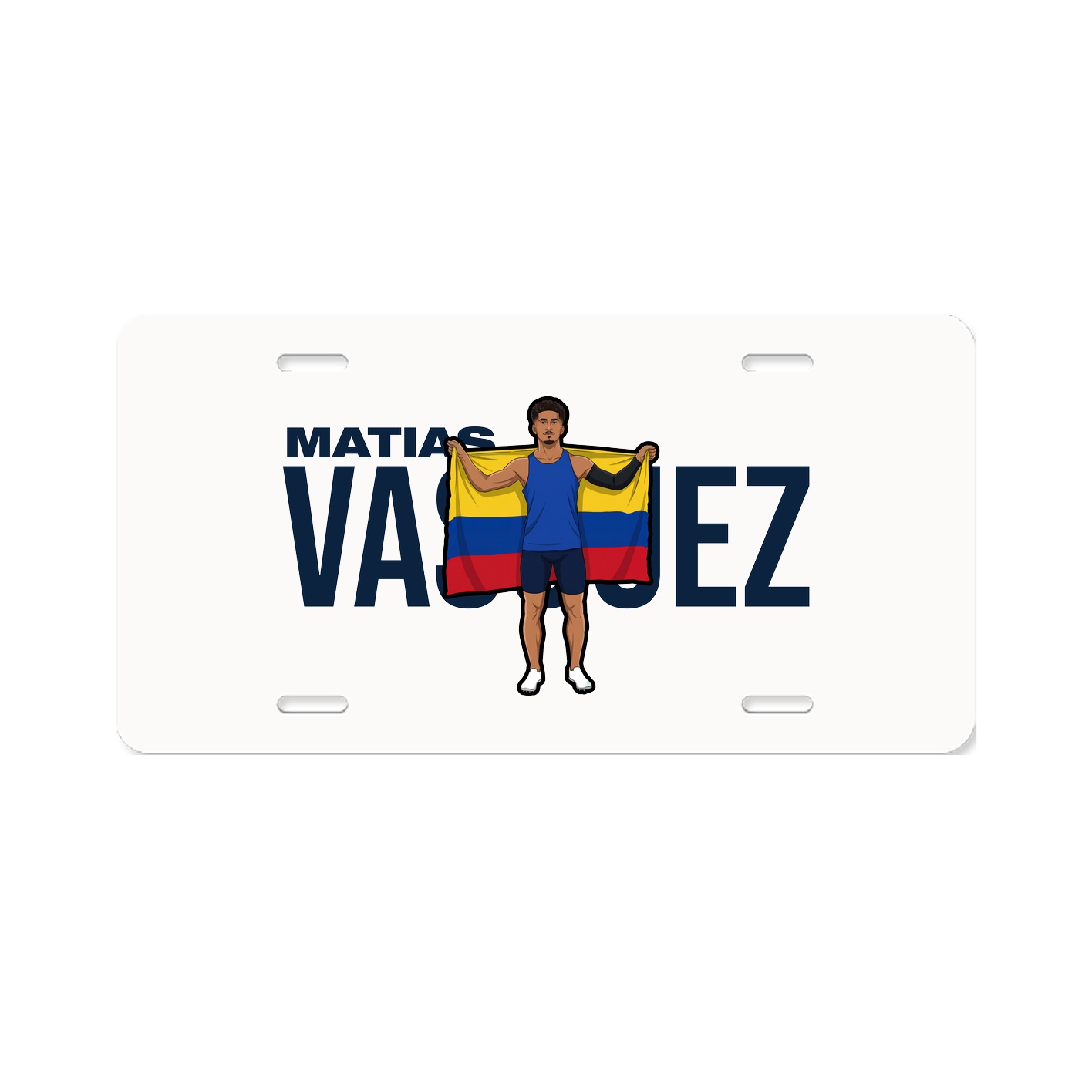 License Plate — Player Name in Classic
