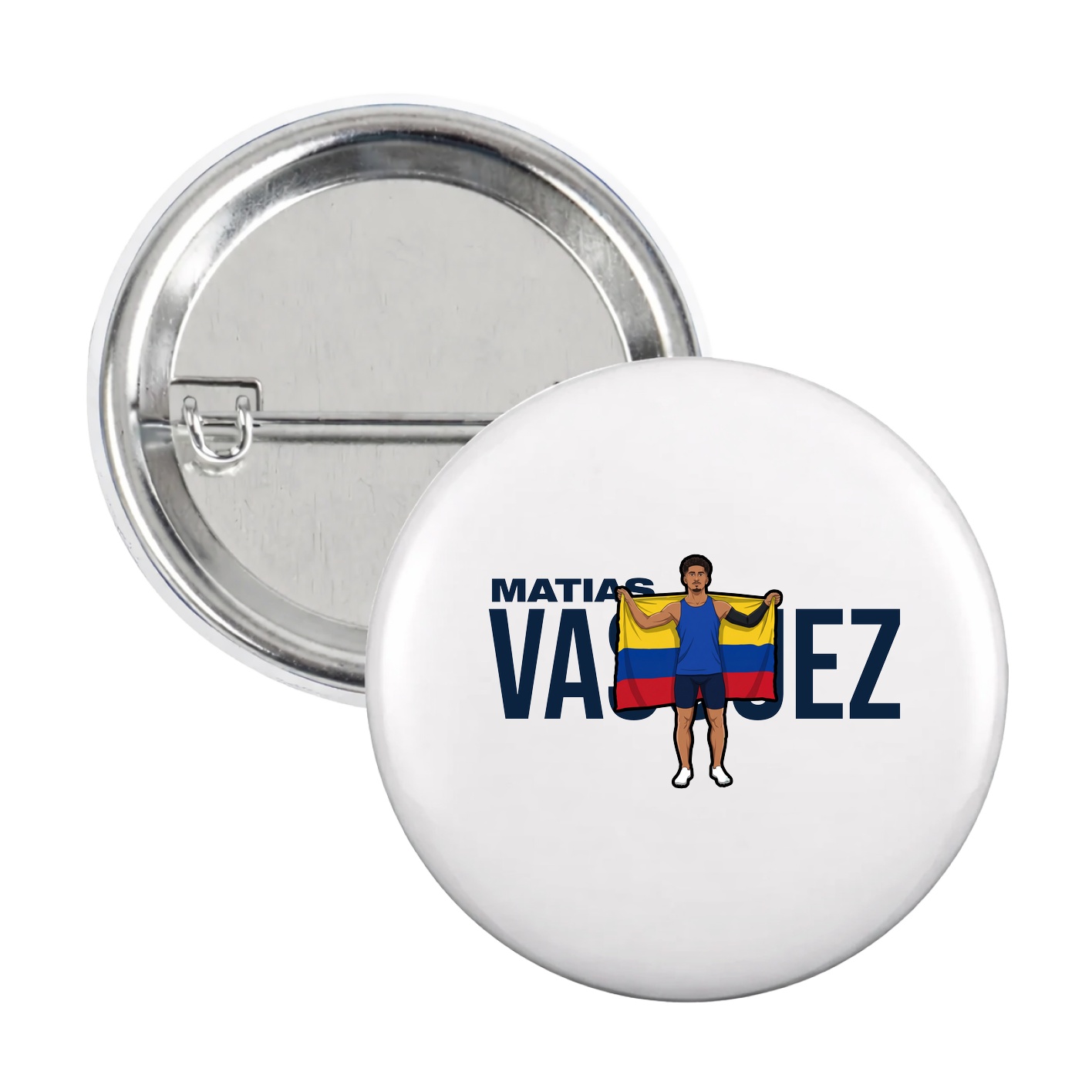 Game Day Button — Player Name in White