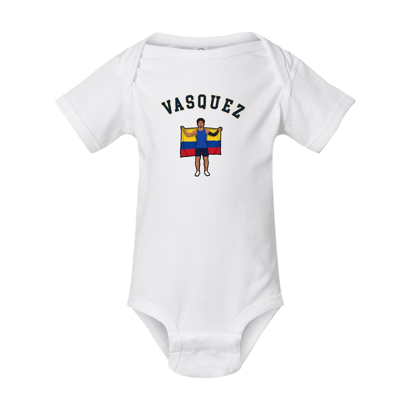 Baby Onesie — Shirsey Arch in White