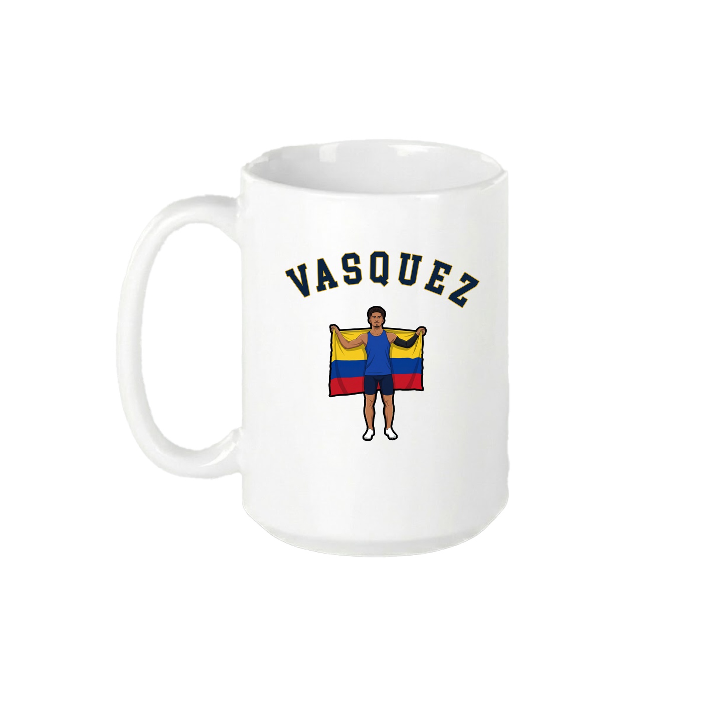 15oz Coffee Mug — Shirsey Arch in White