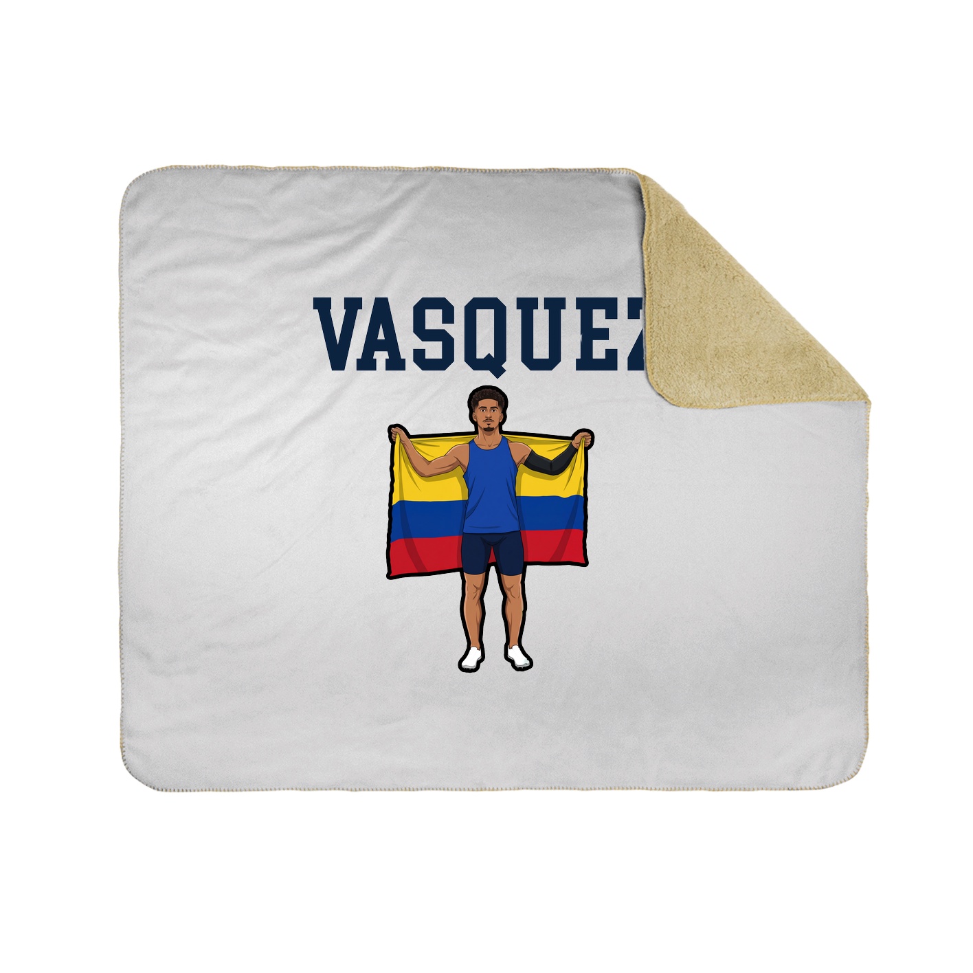 Throw Blanket — Shirsey in White