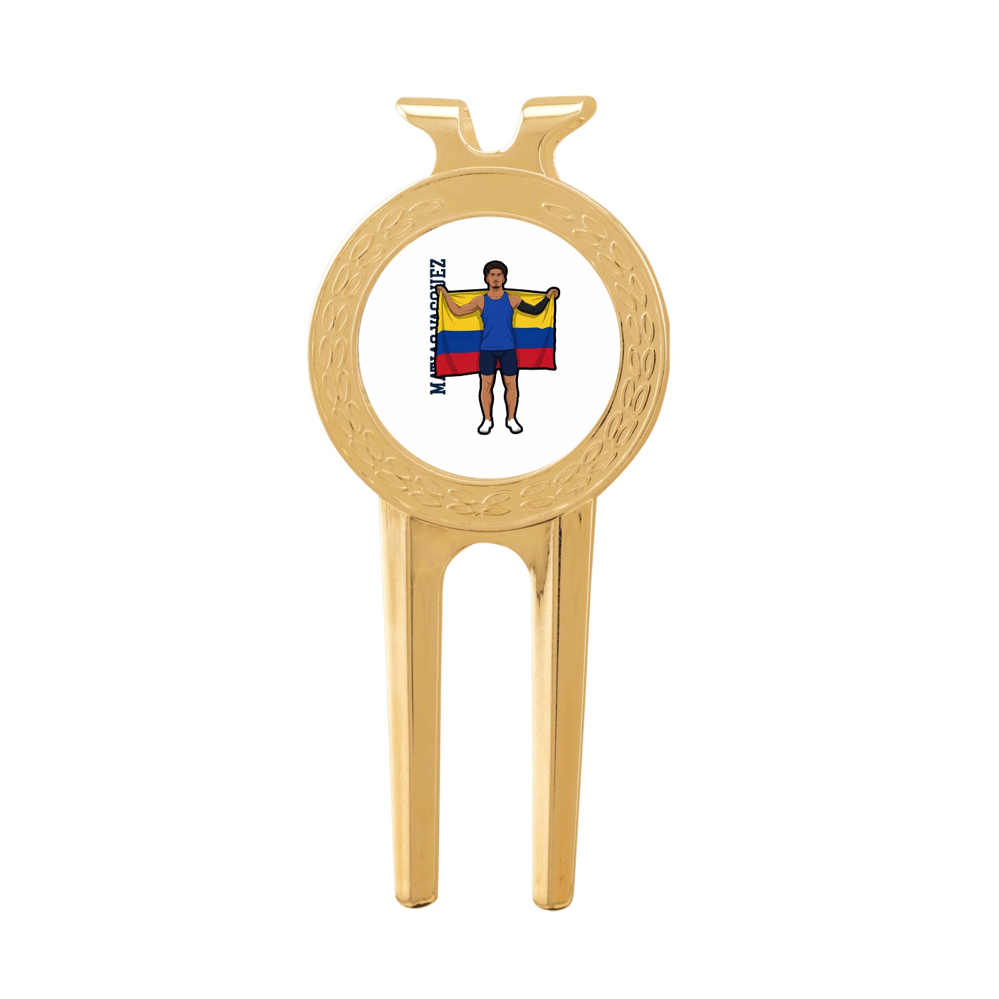 Divot Tool with Ball Marker — Name Vertical in Classic