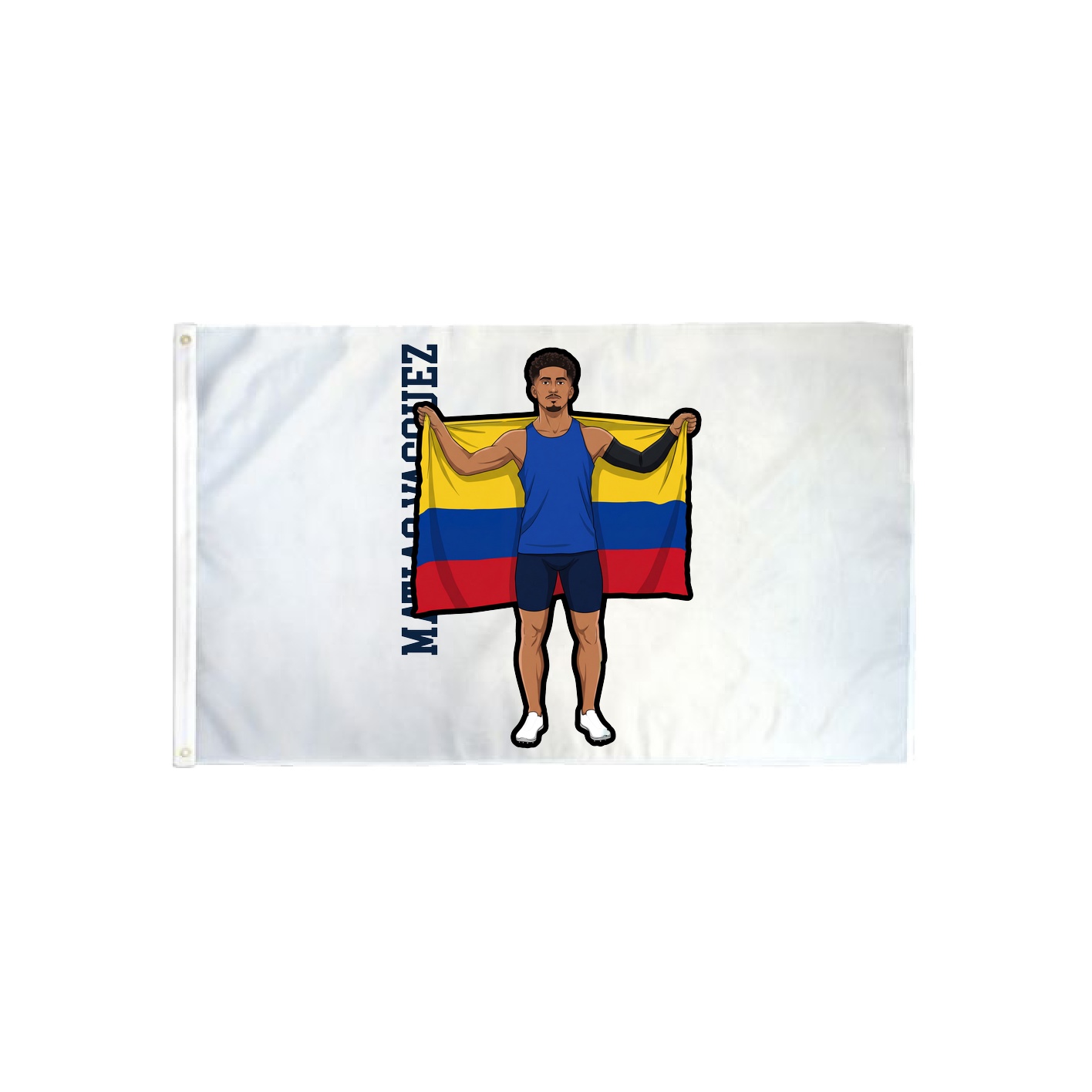 3x5 Flag — Name Vertical in Classic
