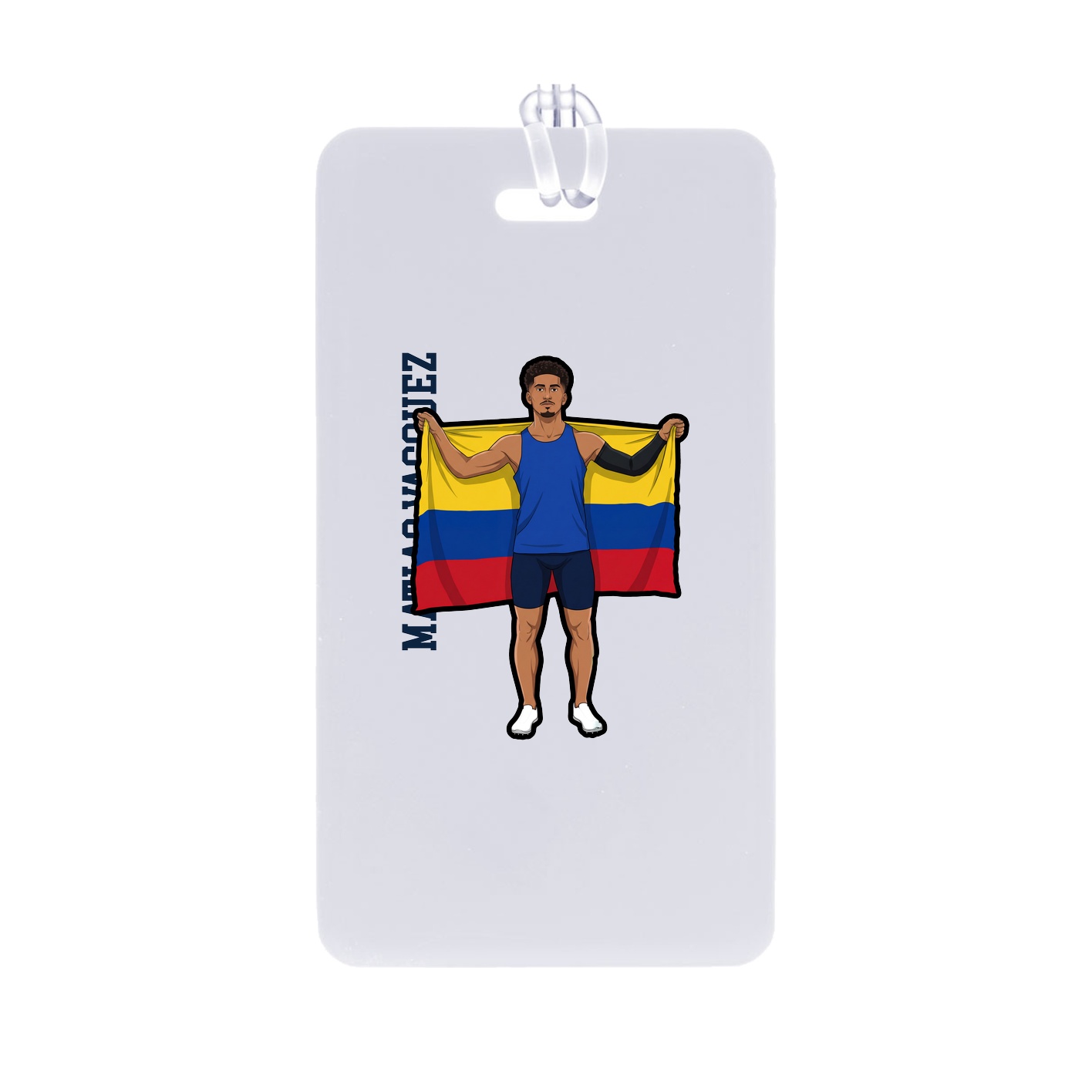 Bag Tag — Name Vertical in Classic