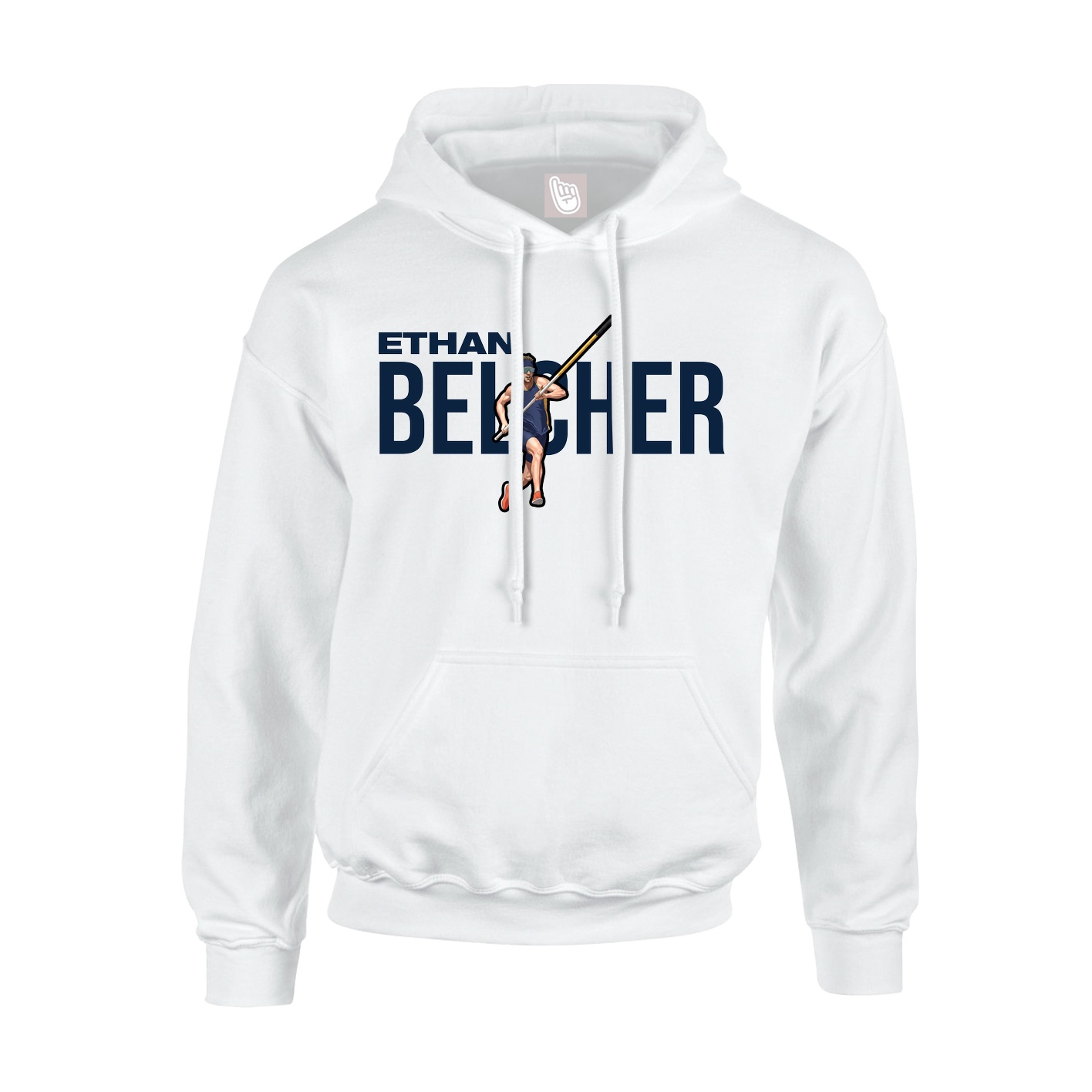 Hoodie — Player Name in White